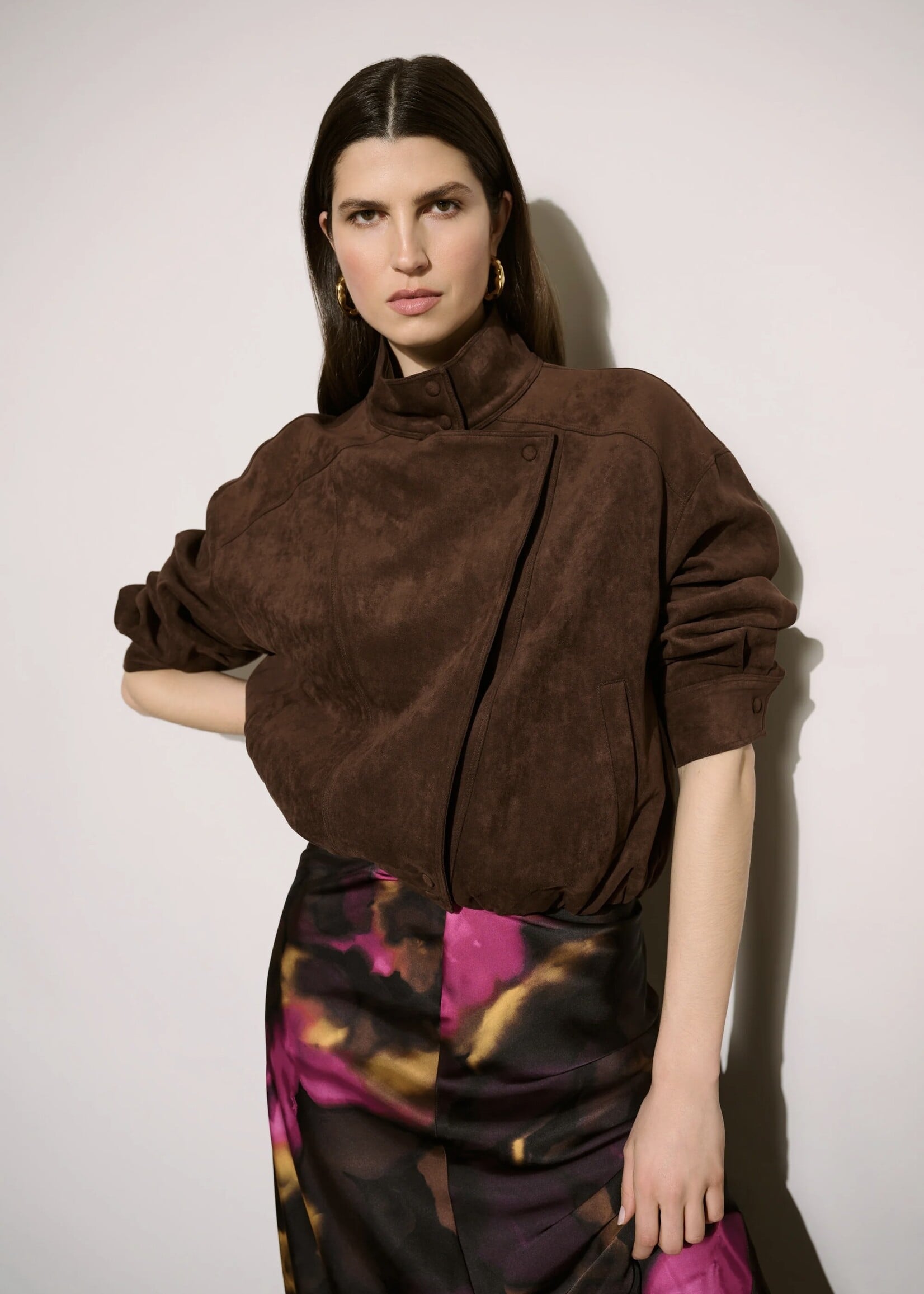 Joseph Ribkoff Joseph Ribkoff Edit 57 -  Faux Suede Bomber Jacket 264970