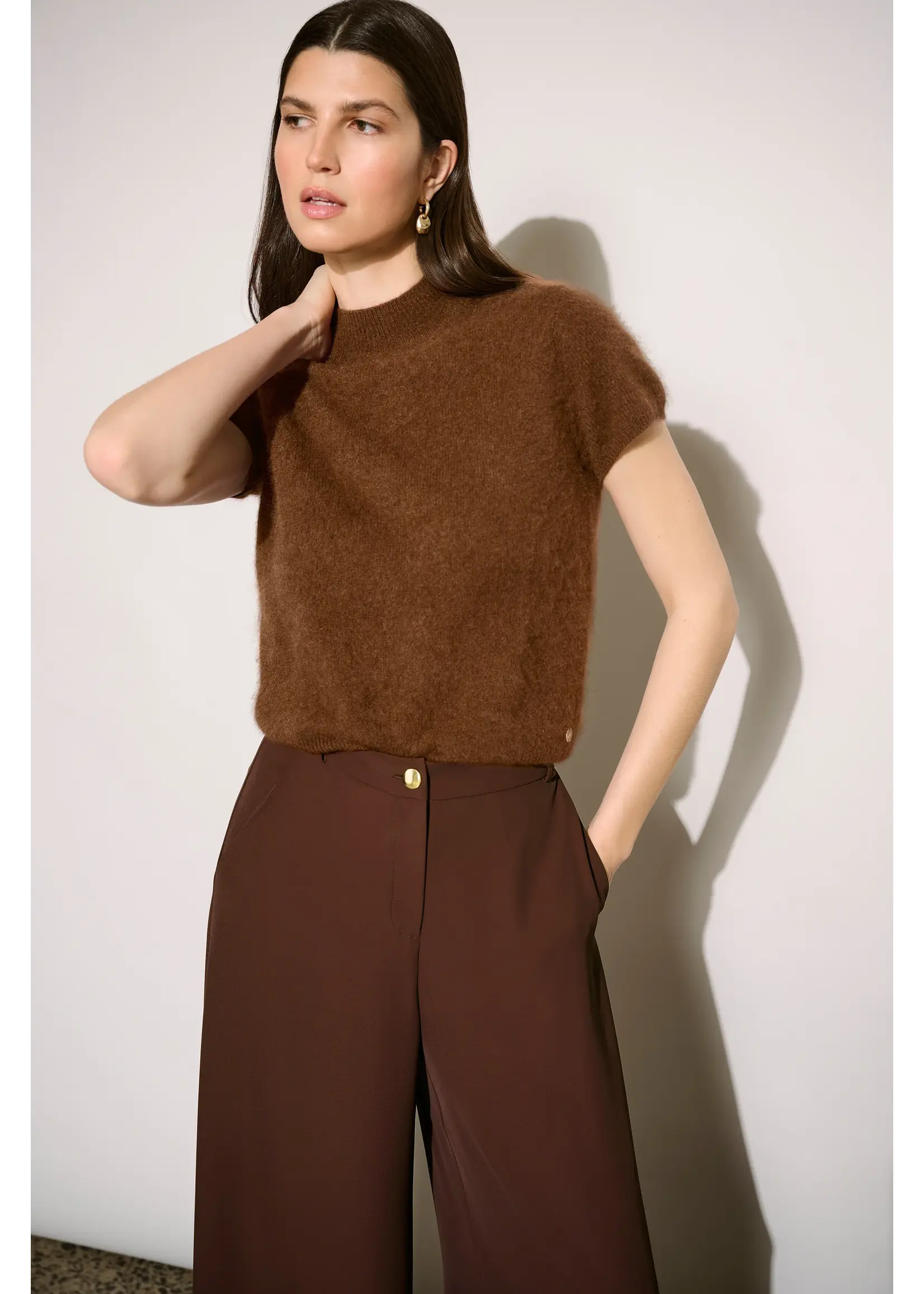 Joseph Ribkoff Joseph Ribkoff  Edit 57 - Brushed Wool Short Sleeve Sweater 264966