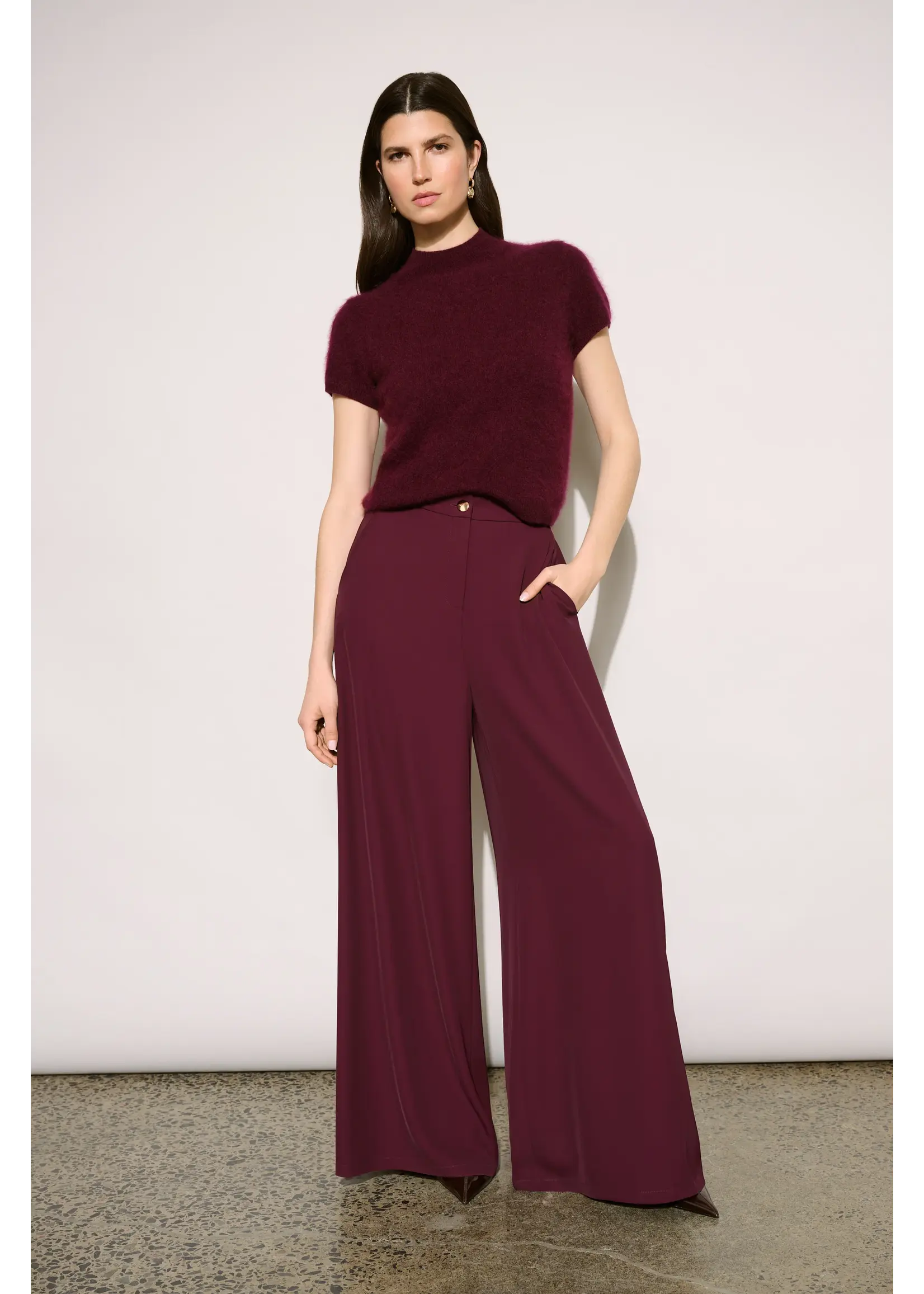 Joseph Ribkoff Joseph Ribkoff - Edit 57  High-Rise Wide Leg Pant
