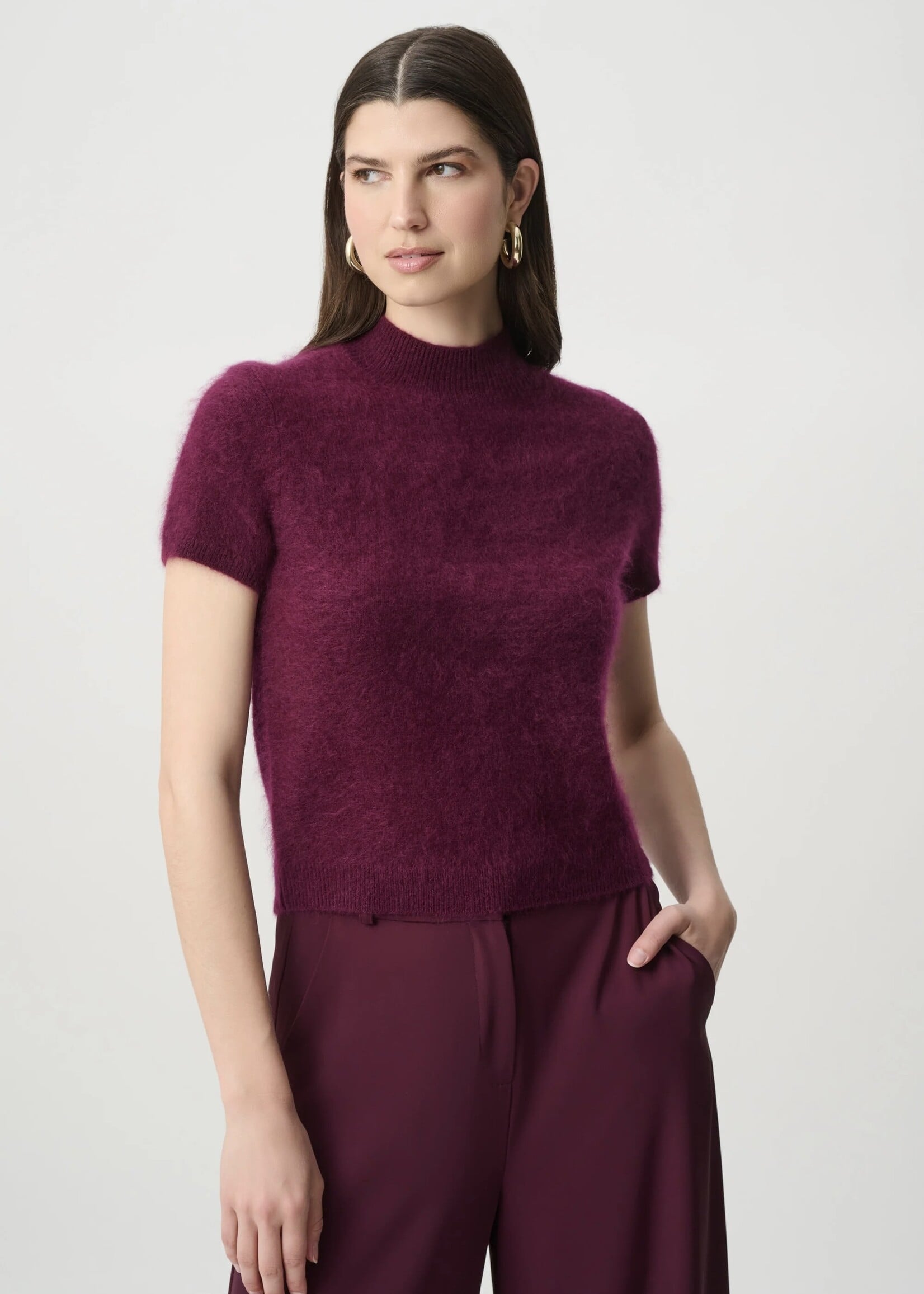 Joseph Ribkoff Joseph Ribkoff Edit 57 - Brushed Wool Short Sleeve Sweater 264966