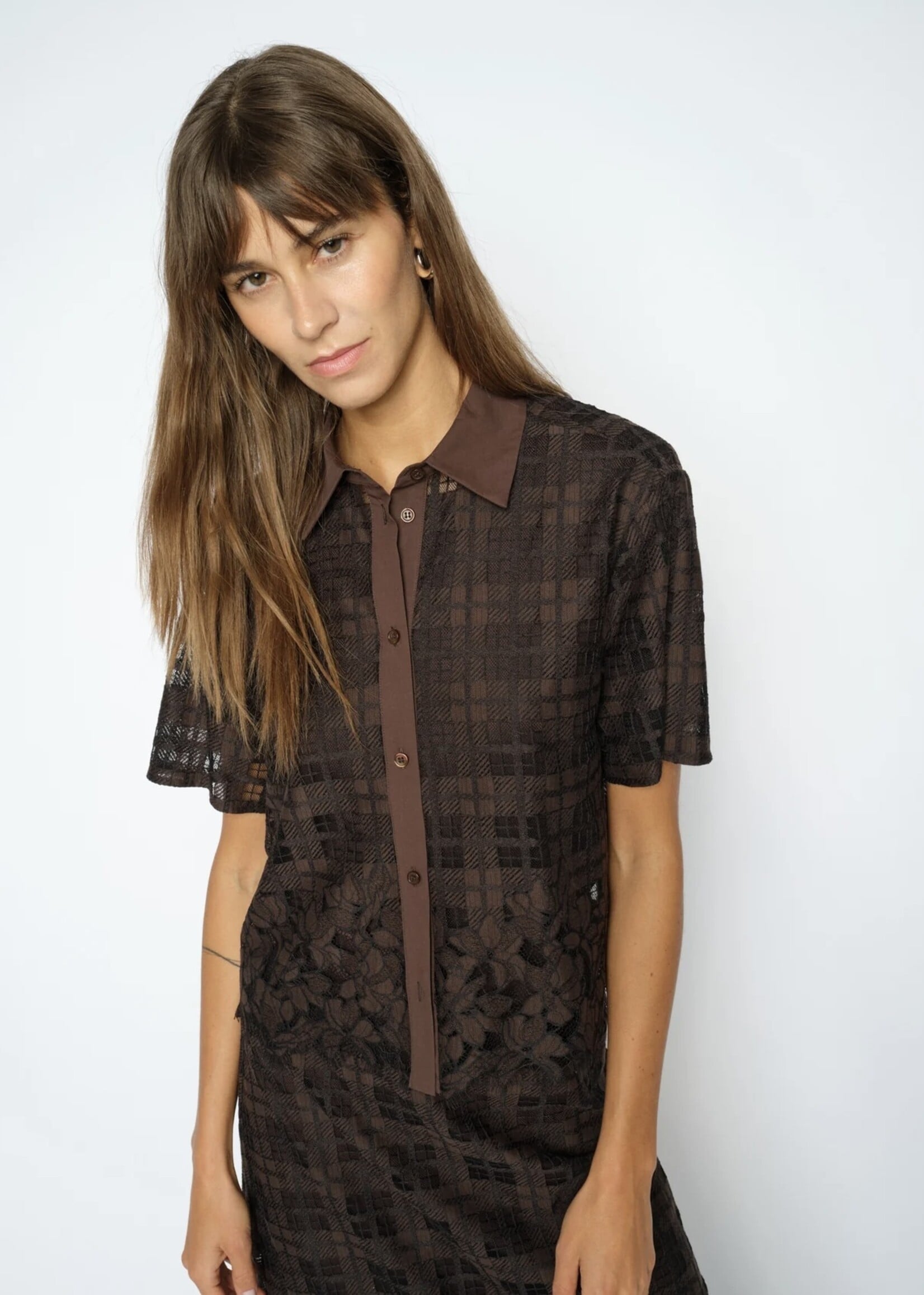 Mos Mosh Mos Mosh - Lia Checko Lace Shirt