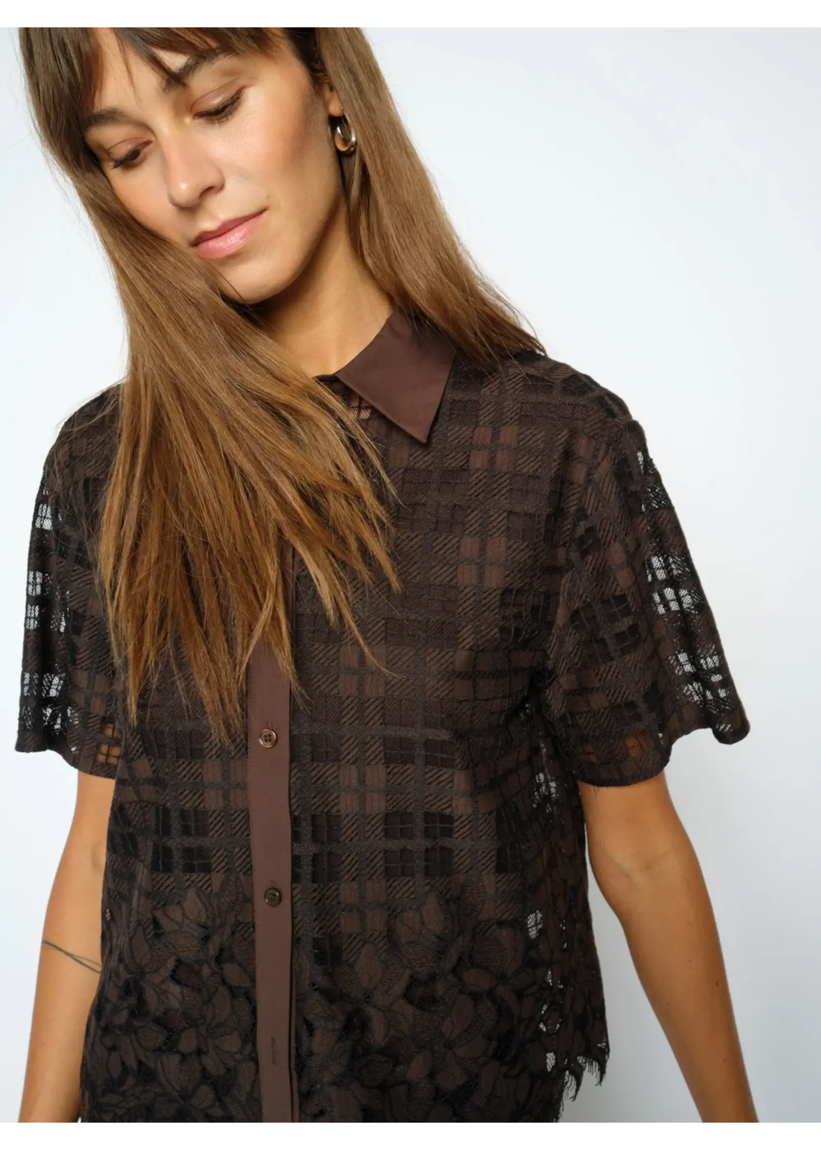 Mos Mosh Mos Mosh - Lia Checko Lace Shirt