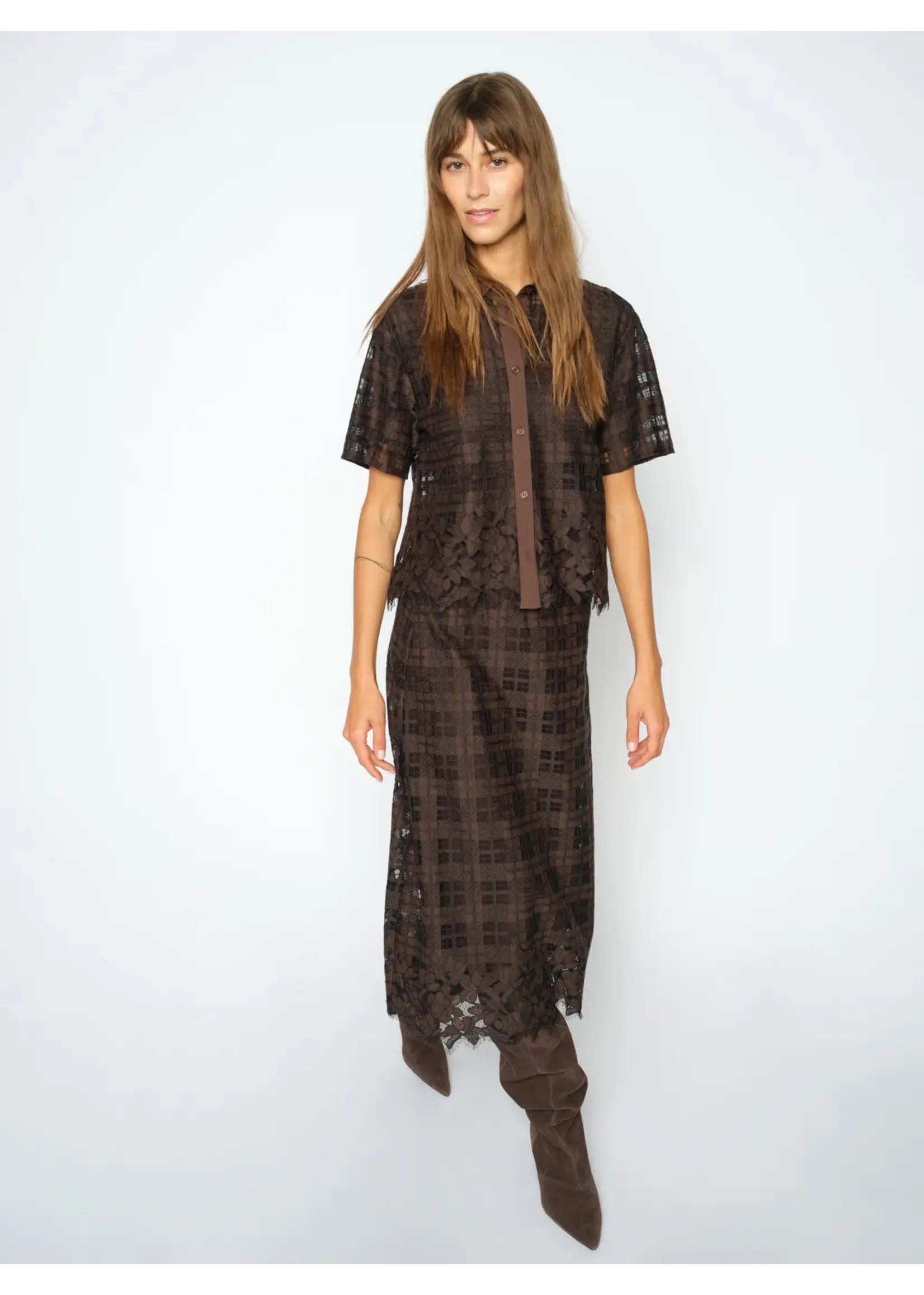 Mos Mosh Mos Mosh - Lia Checko Lace Shirt