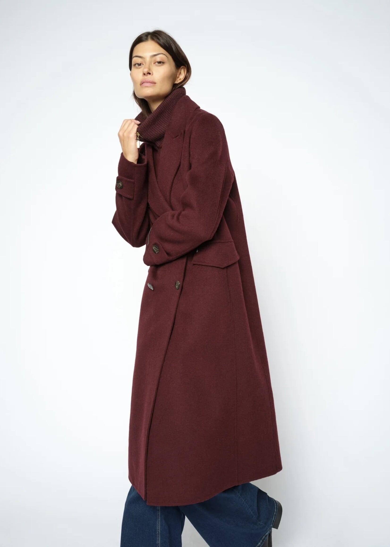 Mos Mosh Mos Mosh - Alva Loisa Mock Neck Coat