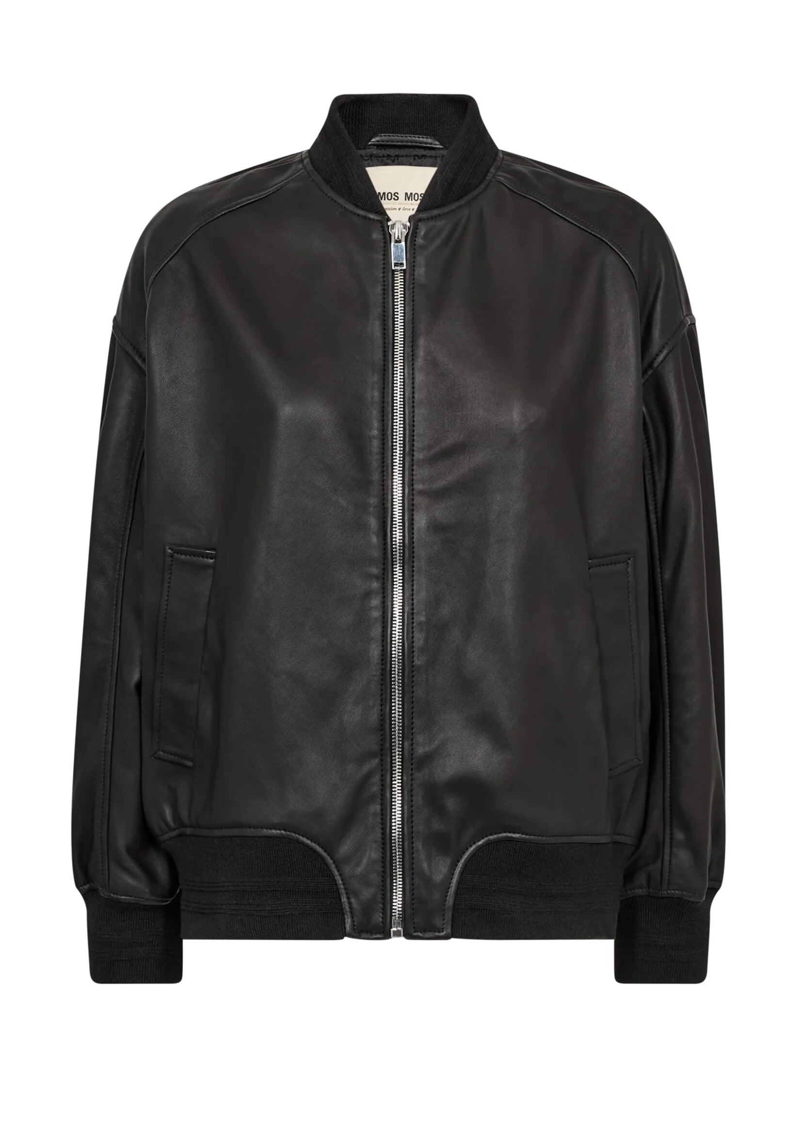 Mos Mosh Mos Mosh - Ruby Leather Bomber Jacket