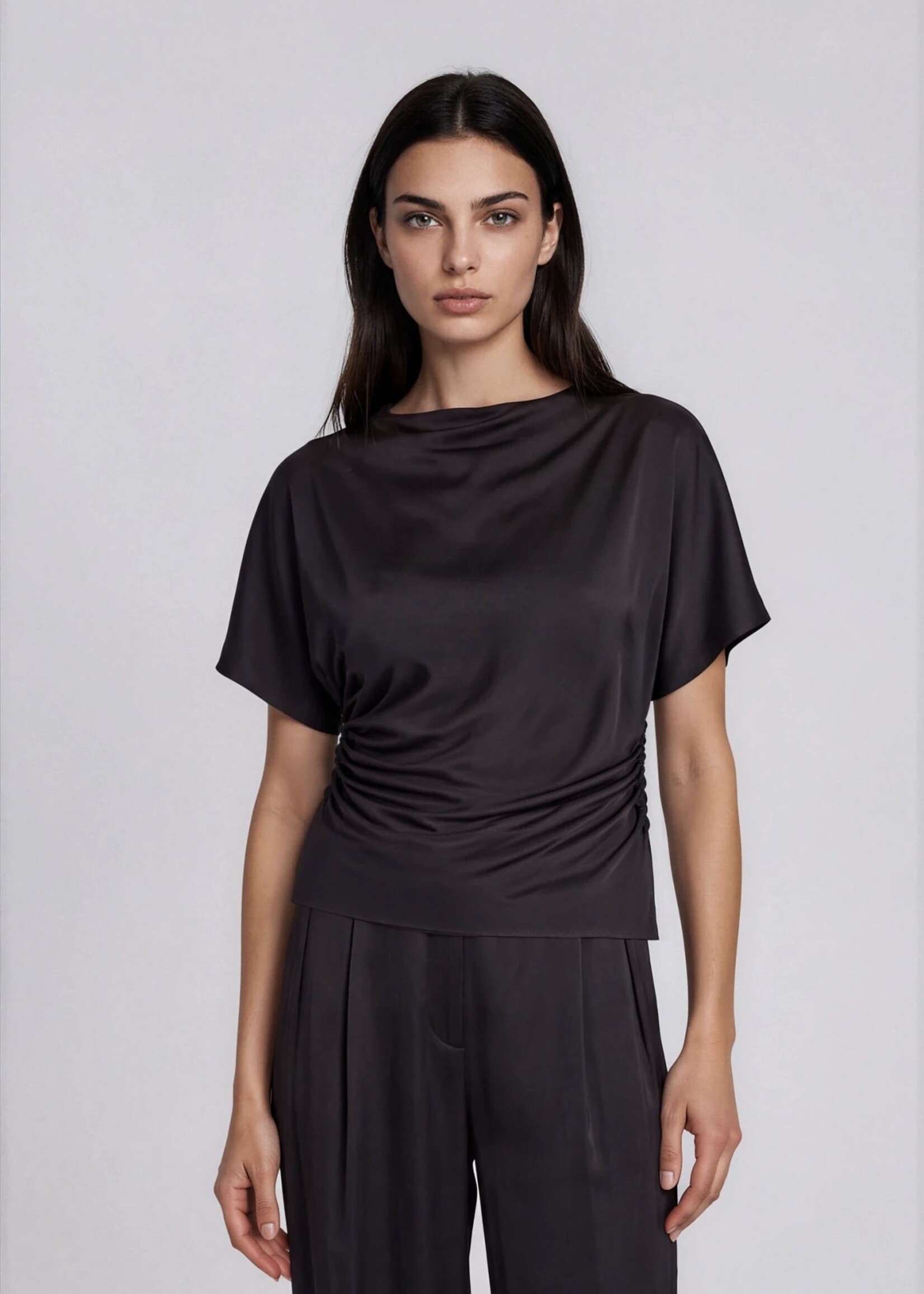 Pure & Simple Pure & Simple - Black Tie Affair Cinched Top