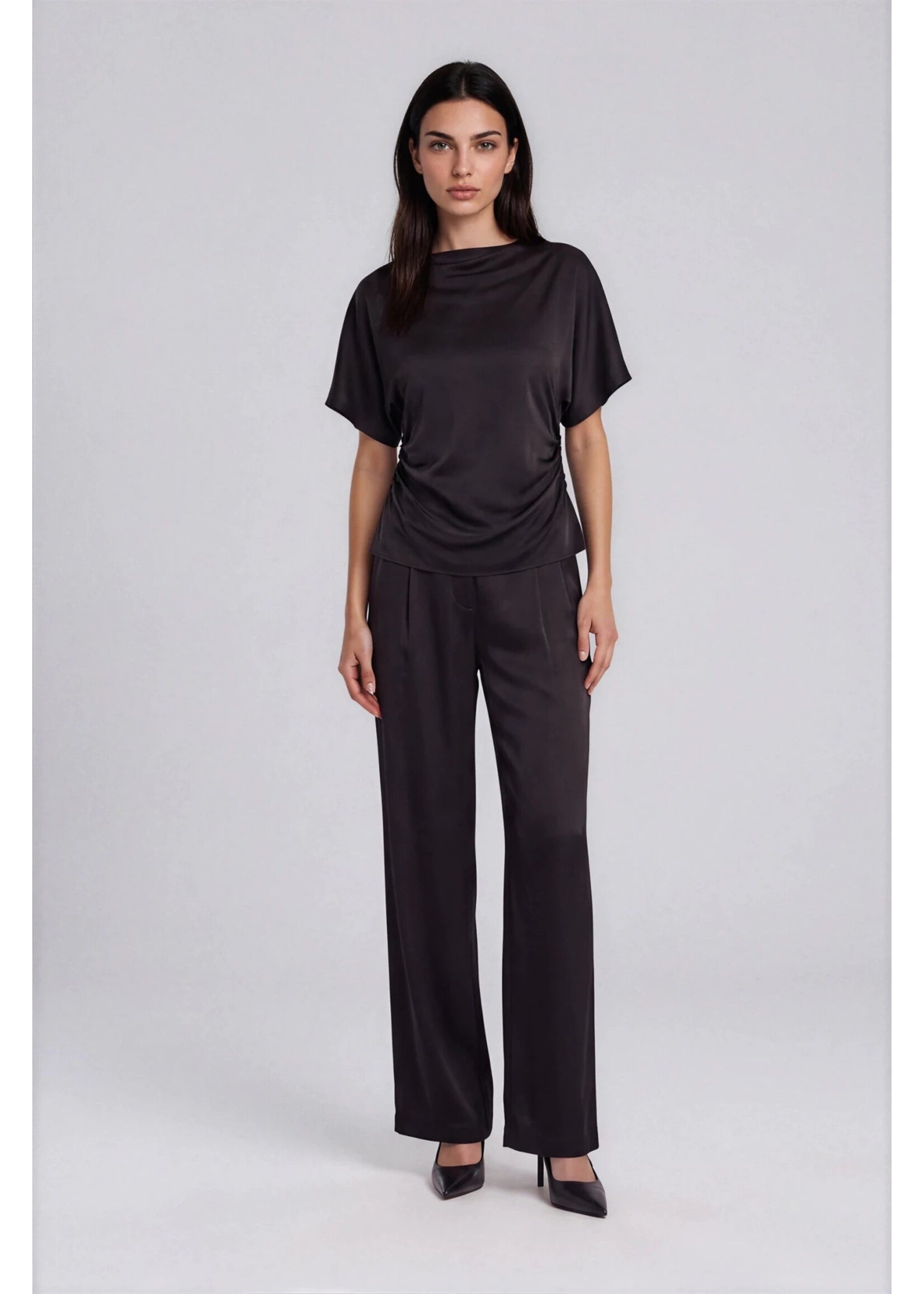 Pure & Simple Pure & Simple - Black Tie Affair Cinched Top