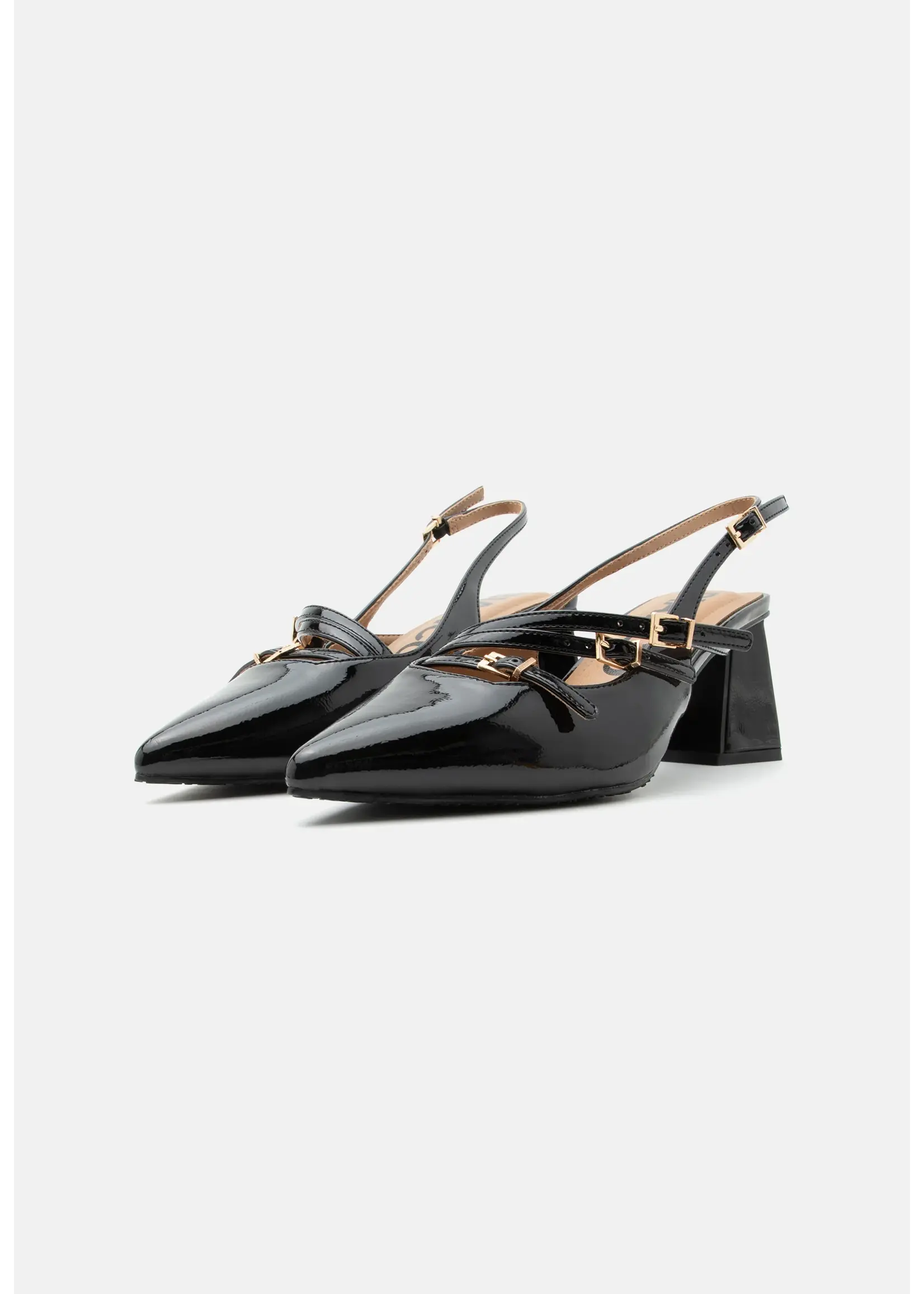 Bianco Bianco - Biamaralyn Multi Buckle Slingback