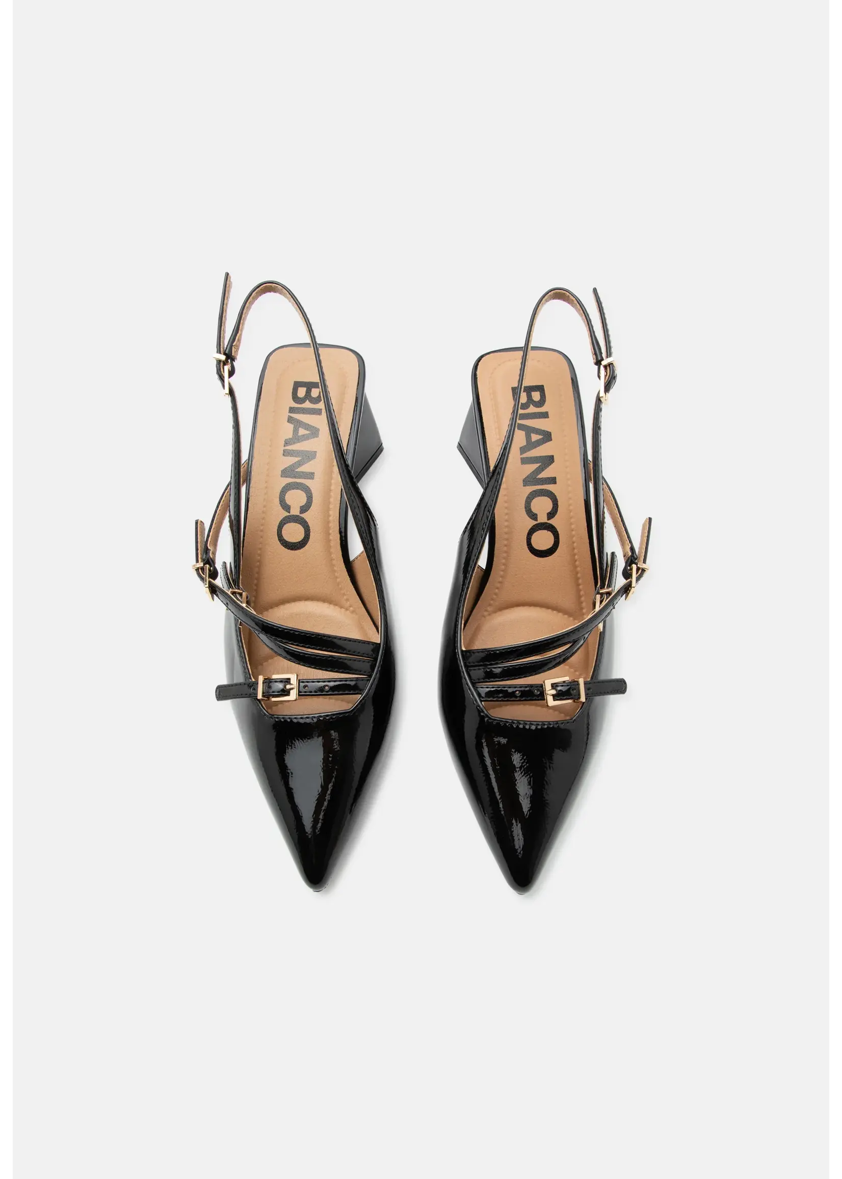 Bianco Bianco - Biamaralyn Multi Buckle Slingback