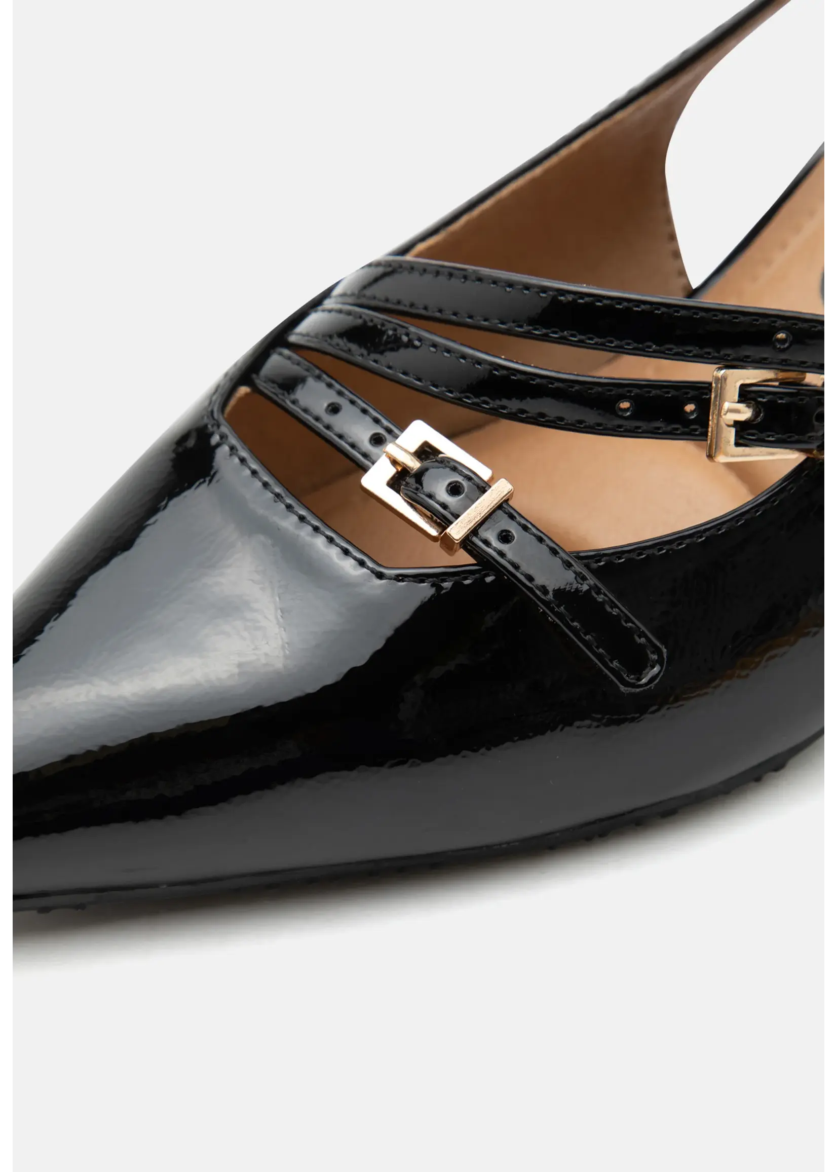 Bianco Bianco - Biamaralyn Multi Buckle Slingback