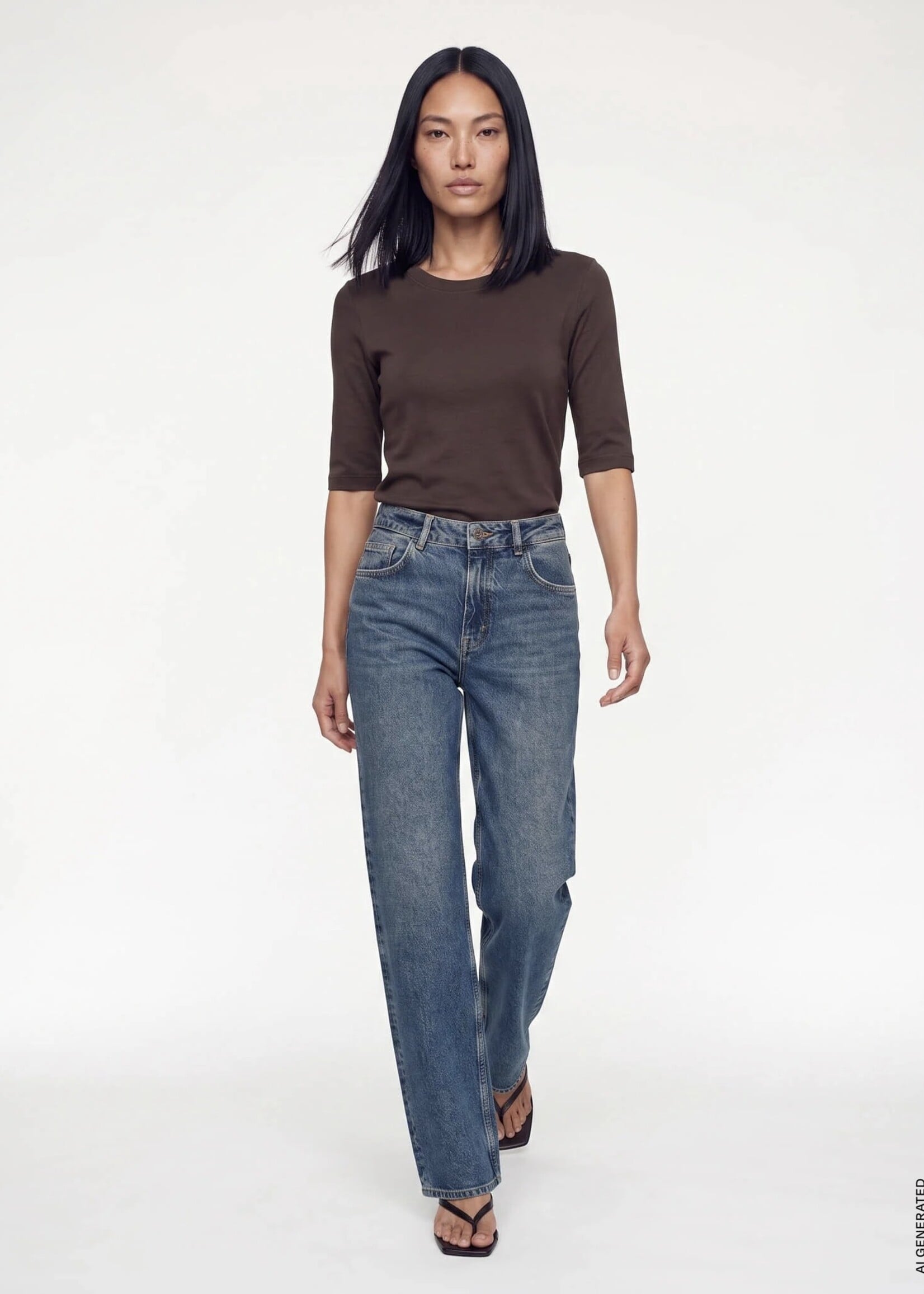 Mos Mosh Mos Mosh - Mali O-Neck 3/4 Sleeve Tee