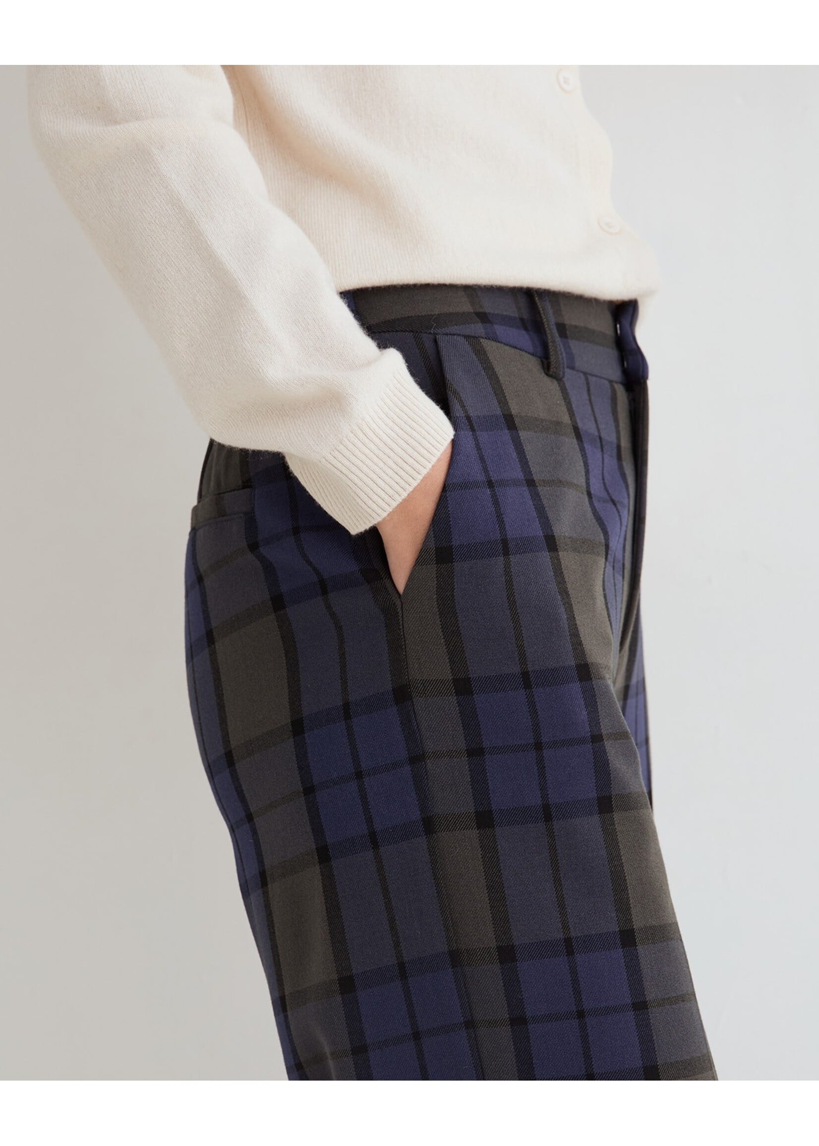 Yerse Yerse - Wide-Leg Jacquard Trousers