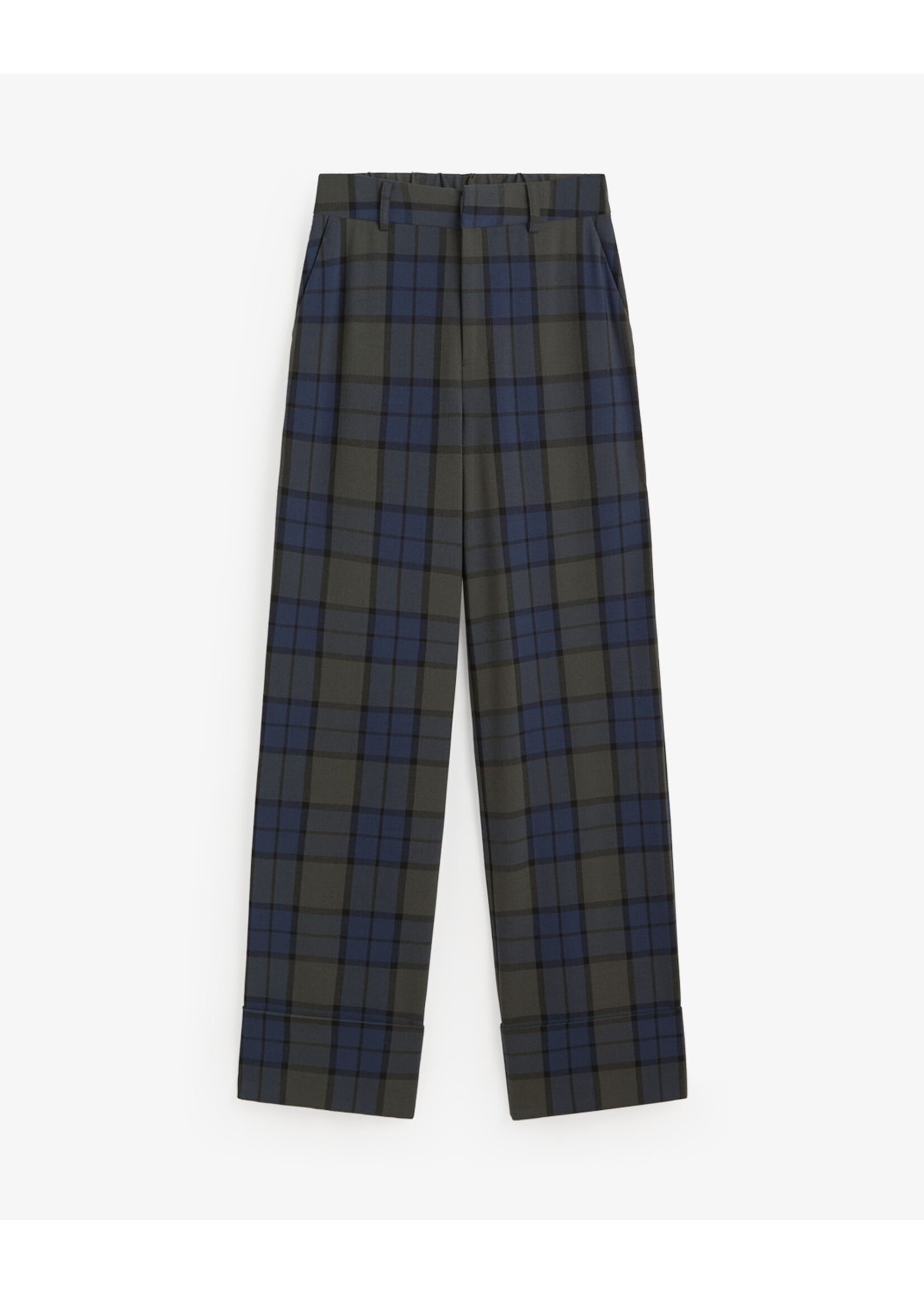 Yerse Yerse - Wide-Leg Jacquard Trousers