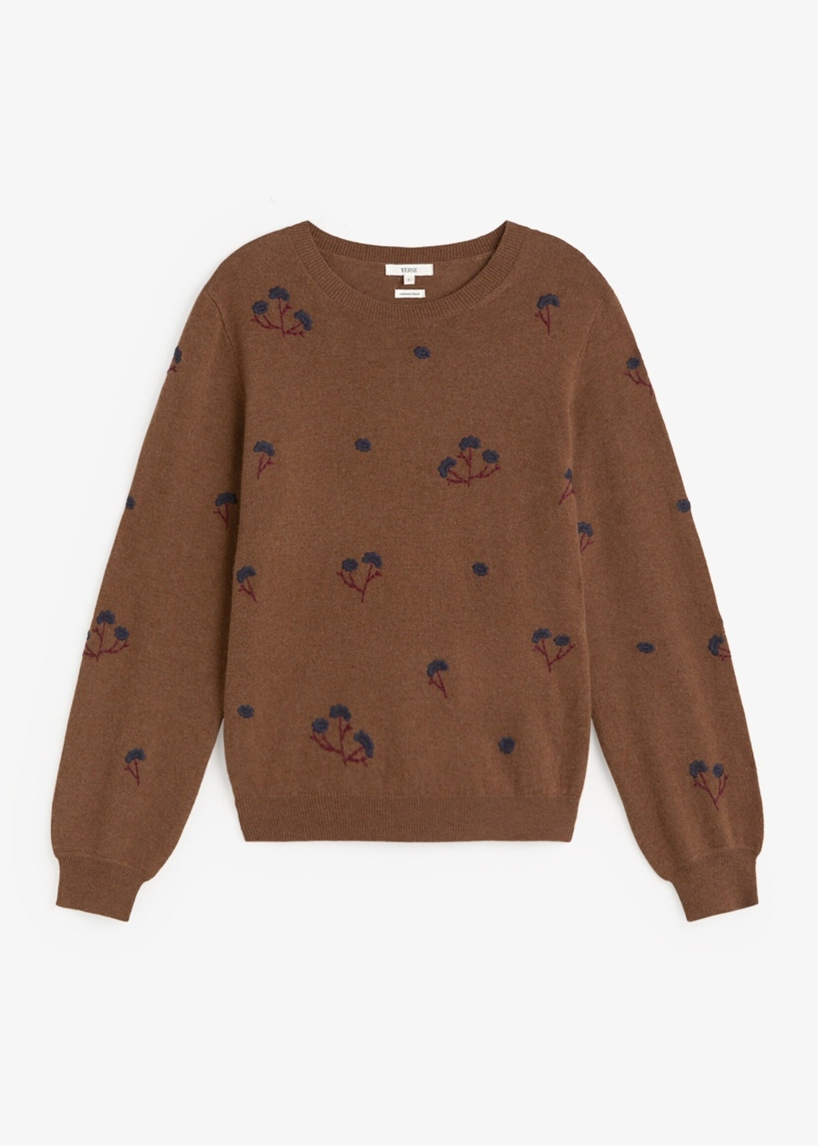 Yerse Yerse - Embroidered Flowers Sweater
