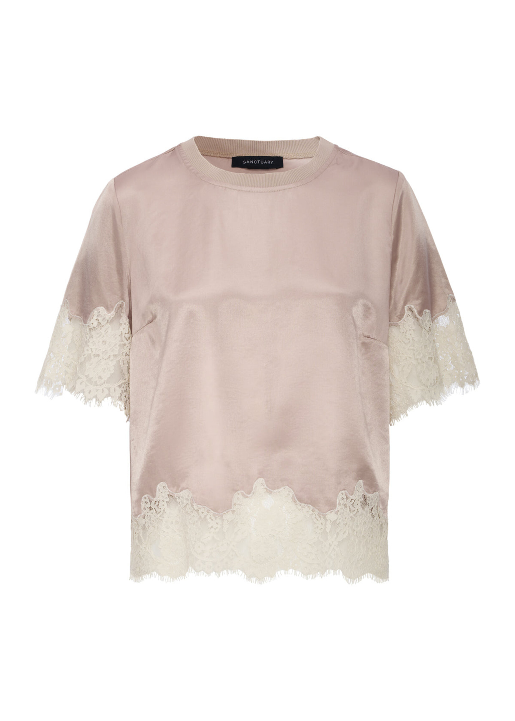 Sanctuary Sanctuary - One Of A Kind Satin Lace Top