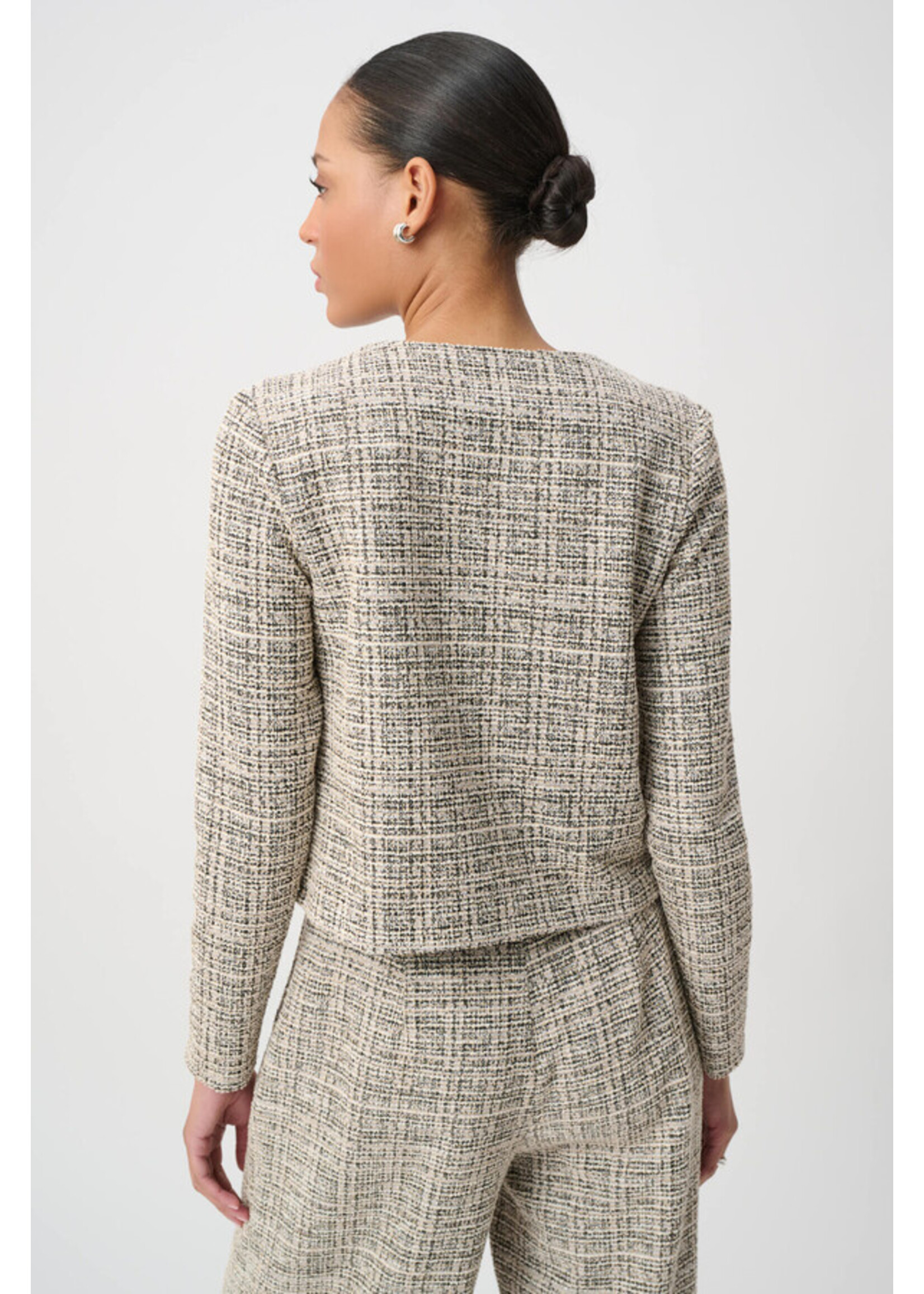 Joseph Ribkoff Joseph Ribkoff - Plaid Boucle Jacket Style 264040