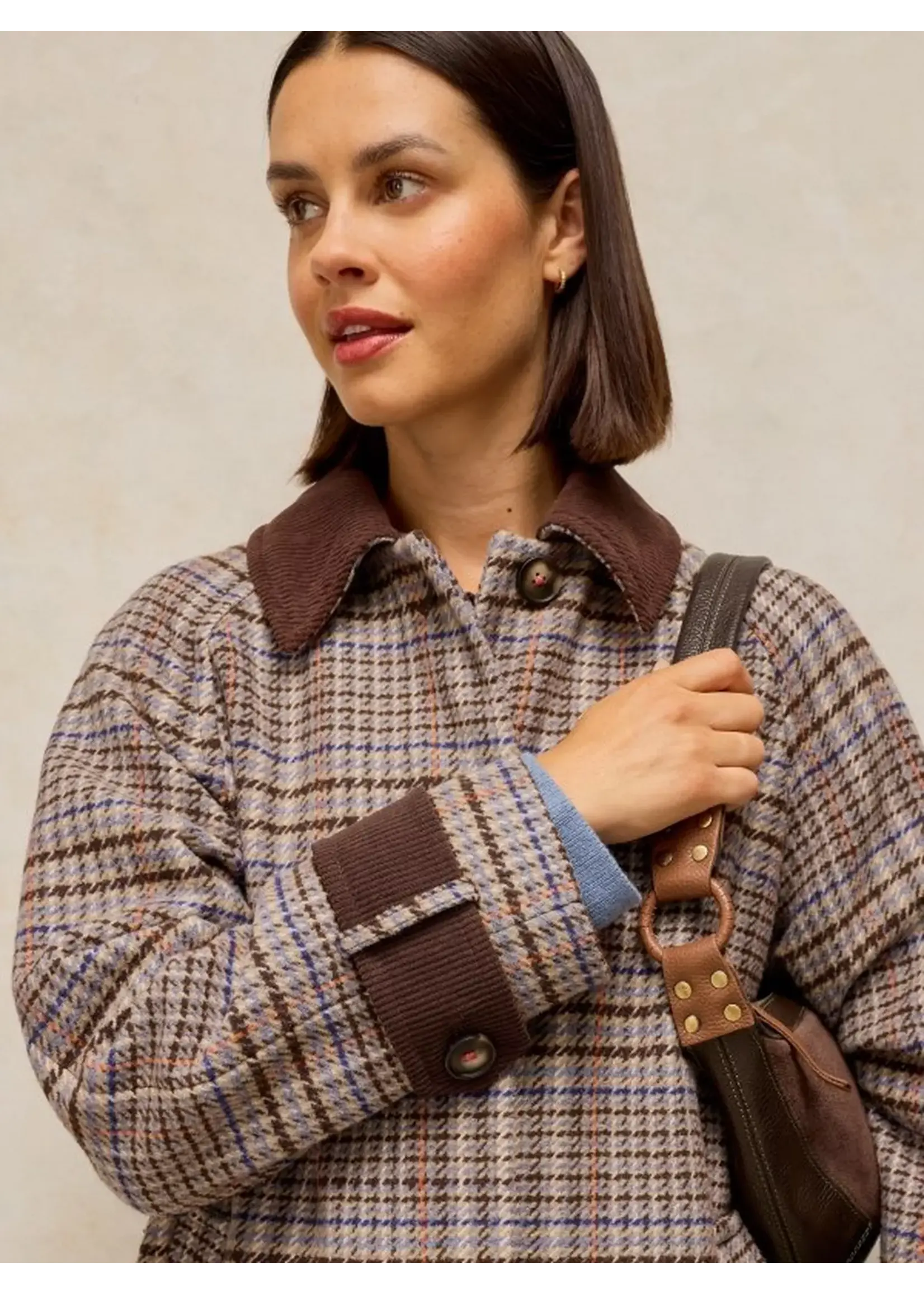 White Stuff Femme White Stuff - Emmeline Check Coat