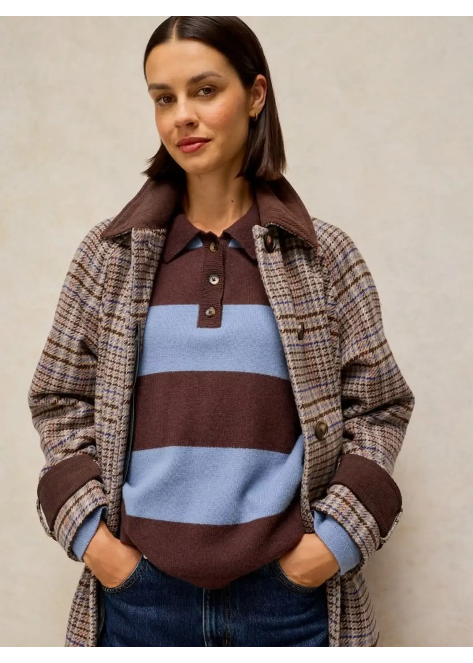 White Stuff Femme White Stuff - Emmeline Check Coat