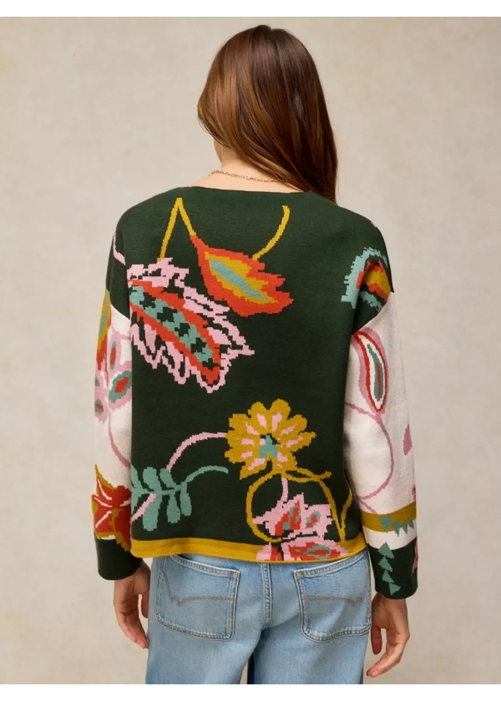 White Stuff Femme White Stuff - Fabia Floral Jumper