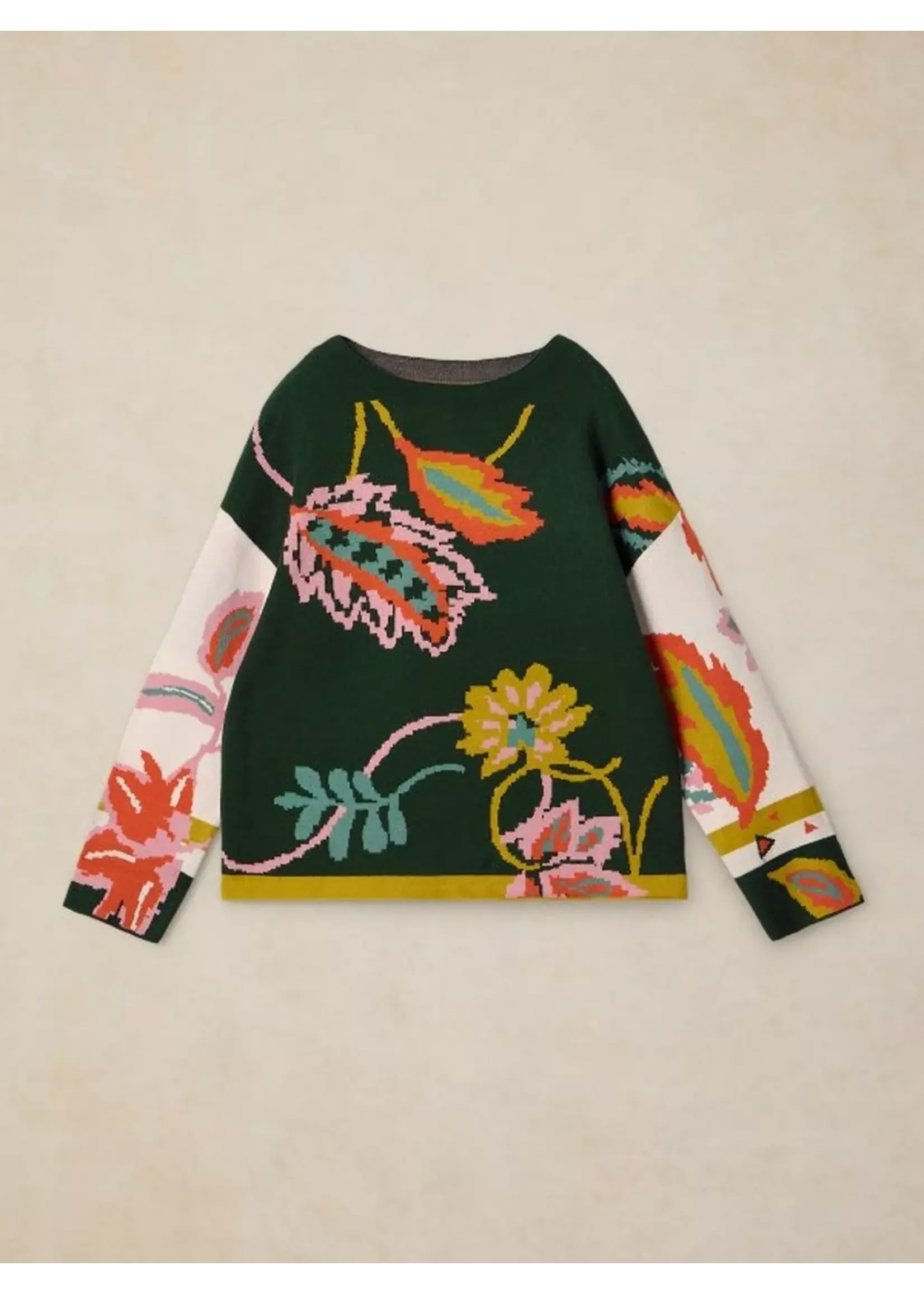 White Stuff Femme White Stuff - Fabia Floral Jumper
