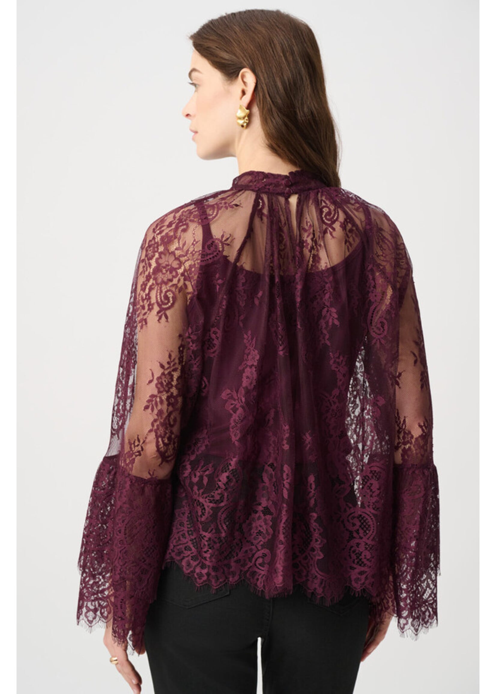Joseph Ribkoff Joseph Ribkoff - Lace Bell Sleeve Pullover Style 264098