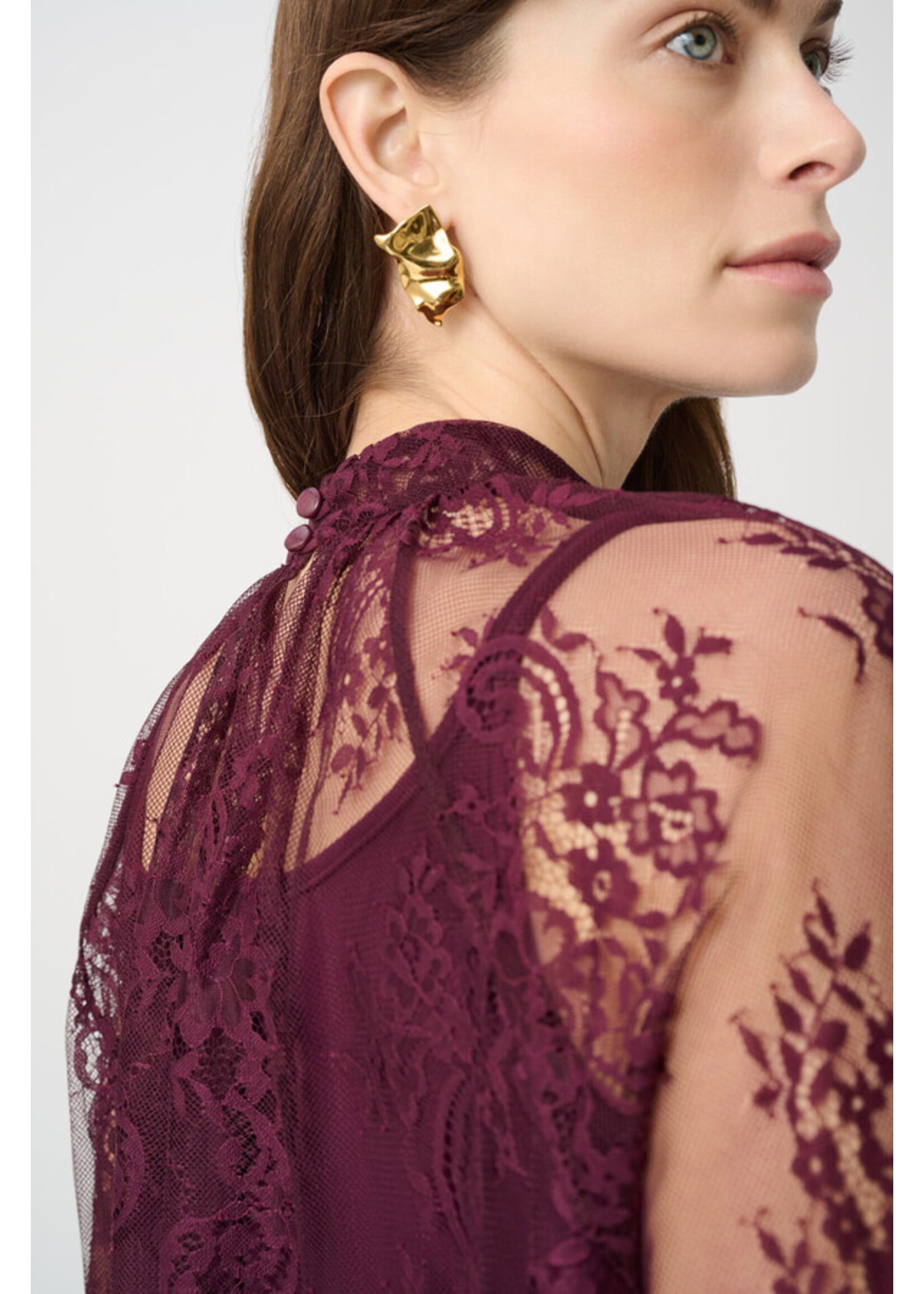 Joseph Ribkoff Joseph Ribkoff - Lace Bell Sleeve Pullover Style 264098
