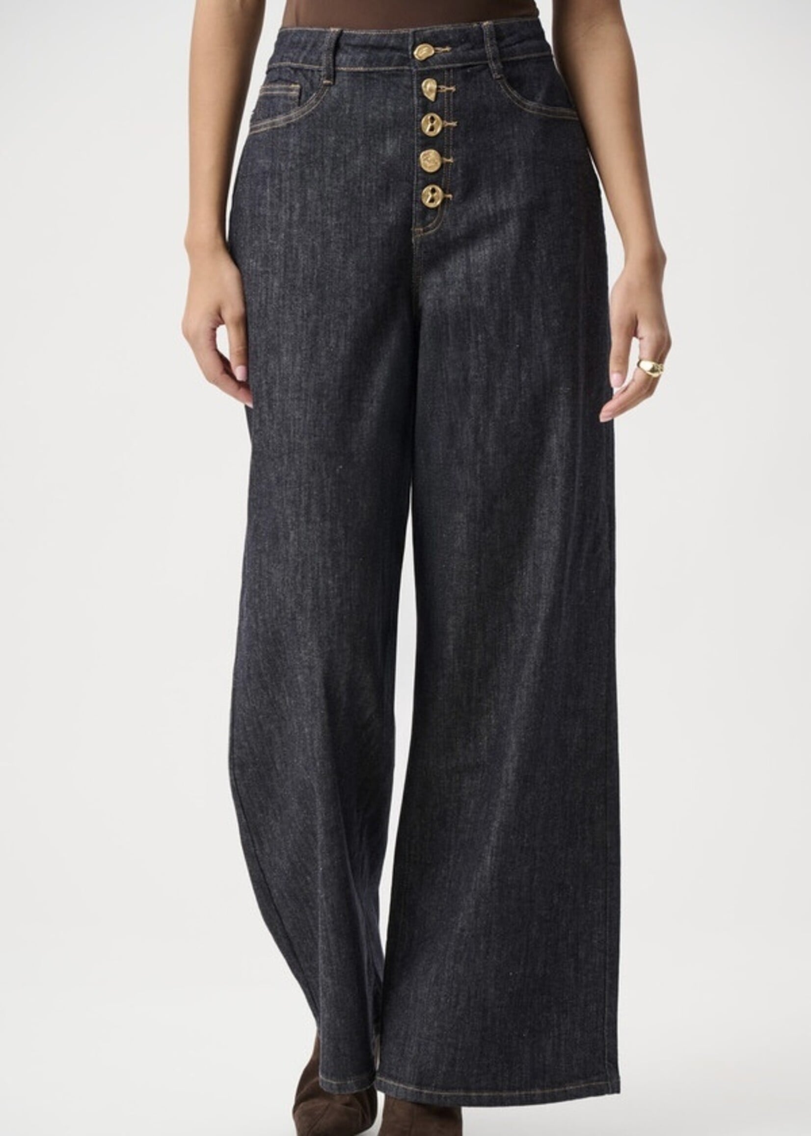 Joseph Ribkoff Joseph Ribkoff - Statement High-Rise Palazzo Jeans Style 264901