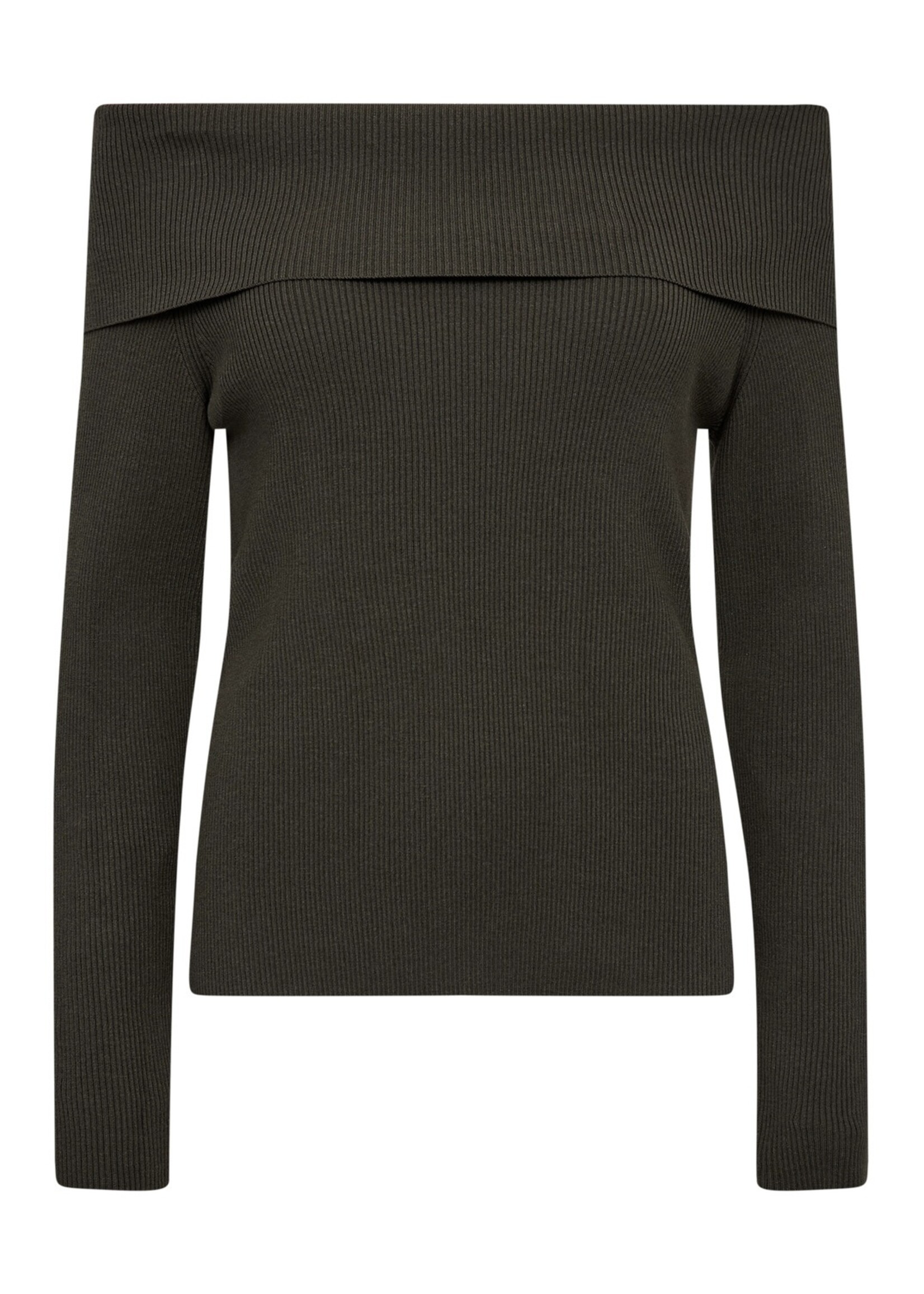 Mos Mosh Mos Mosh - Caliz Rib Off-Shoulder Knit
