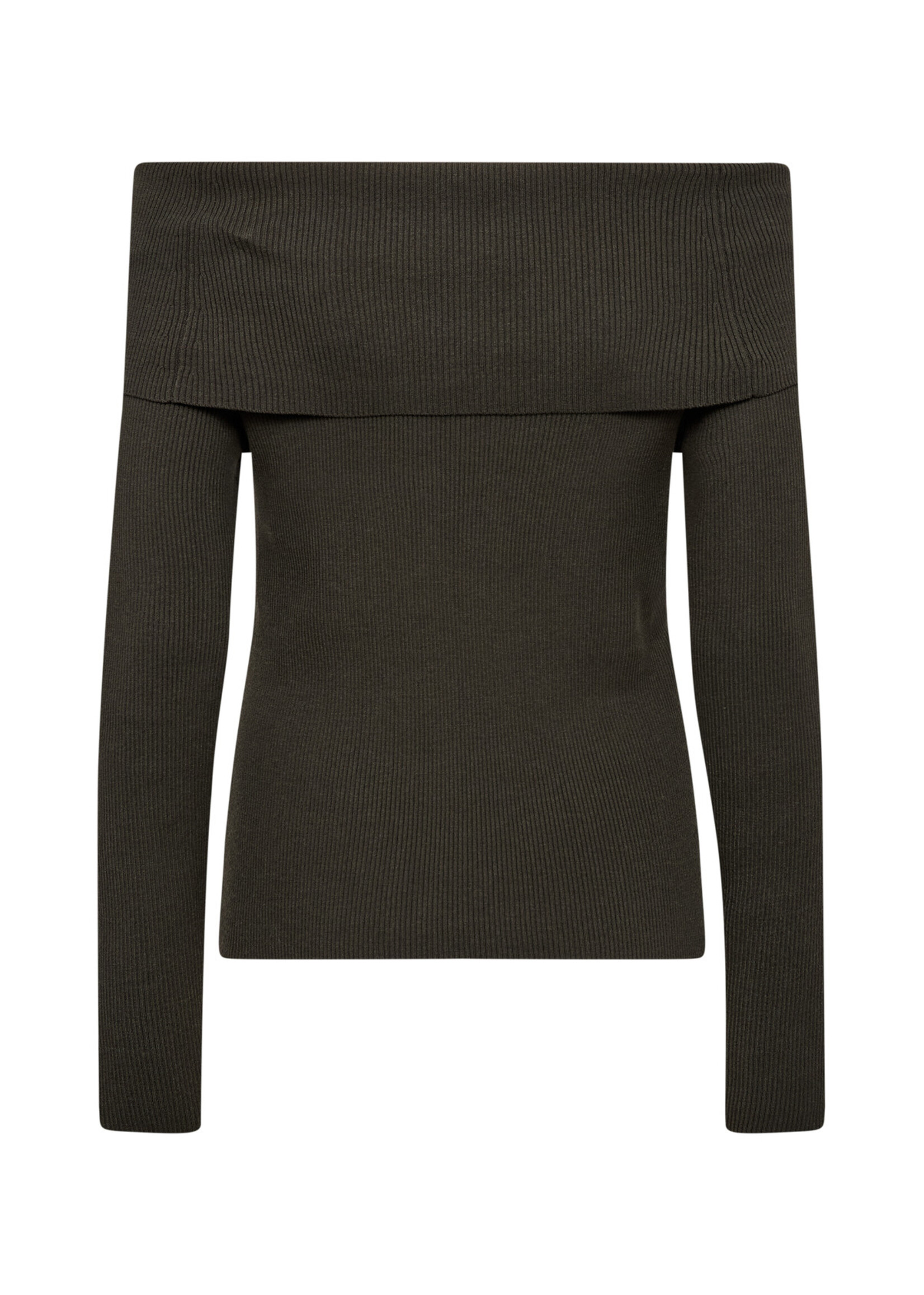 Mos Mosh Mos Mosh - Caliz Rib Off-Shoulder Knit
