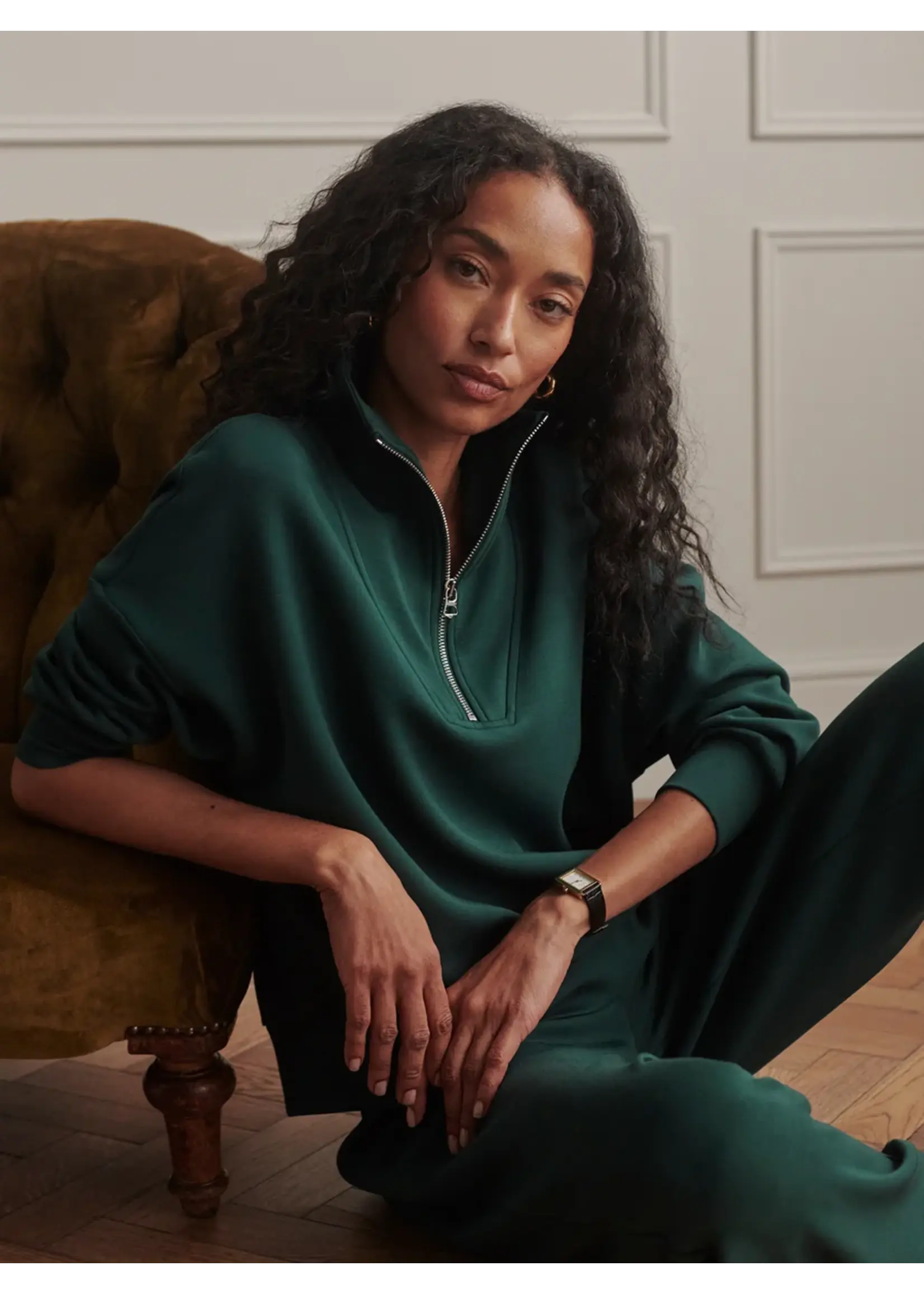 Varley Varley - Hawley Half Zip Sweat
