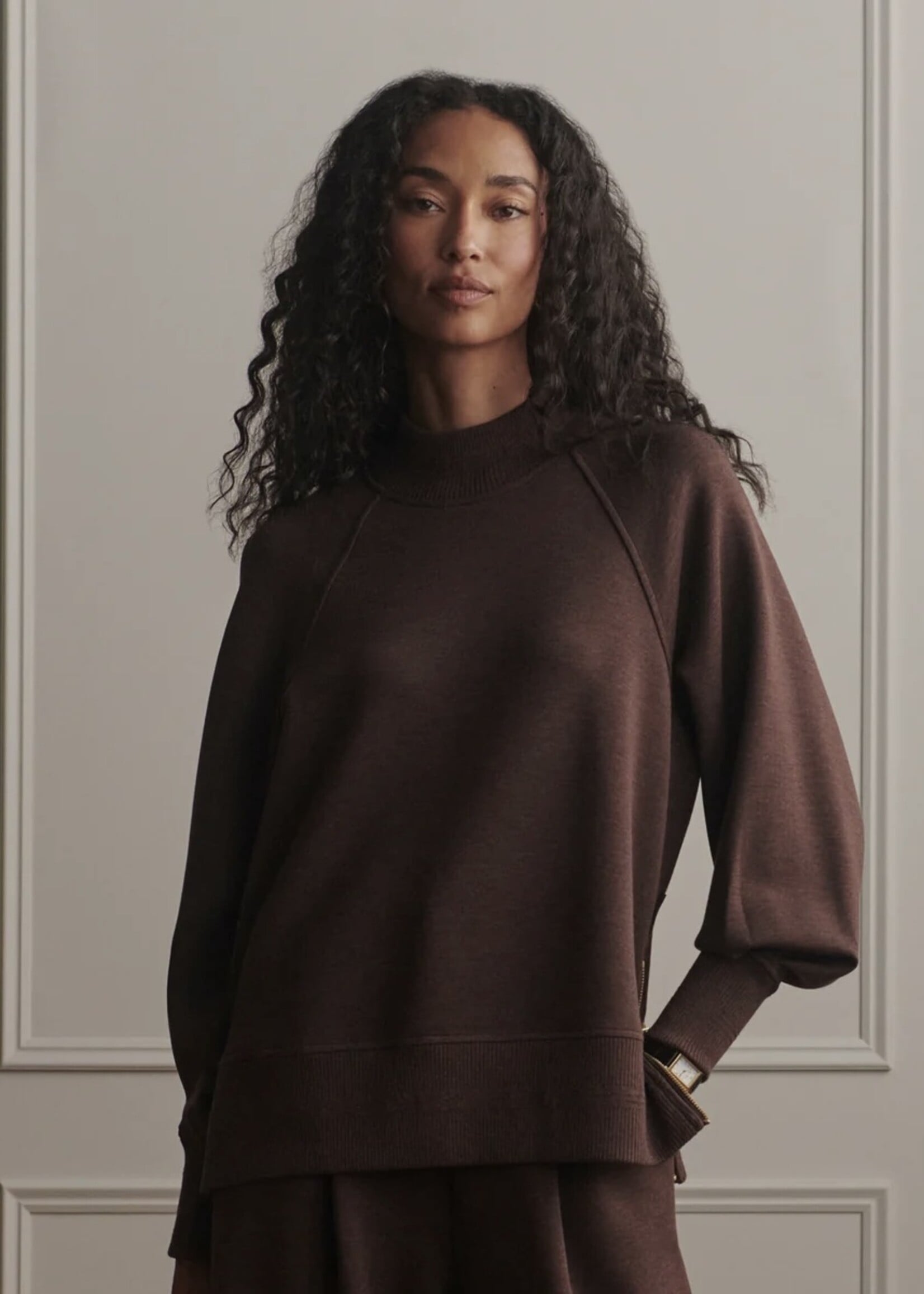 Varley Varley - Loxley Raglan Boyfriend Sweat