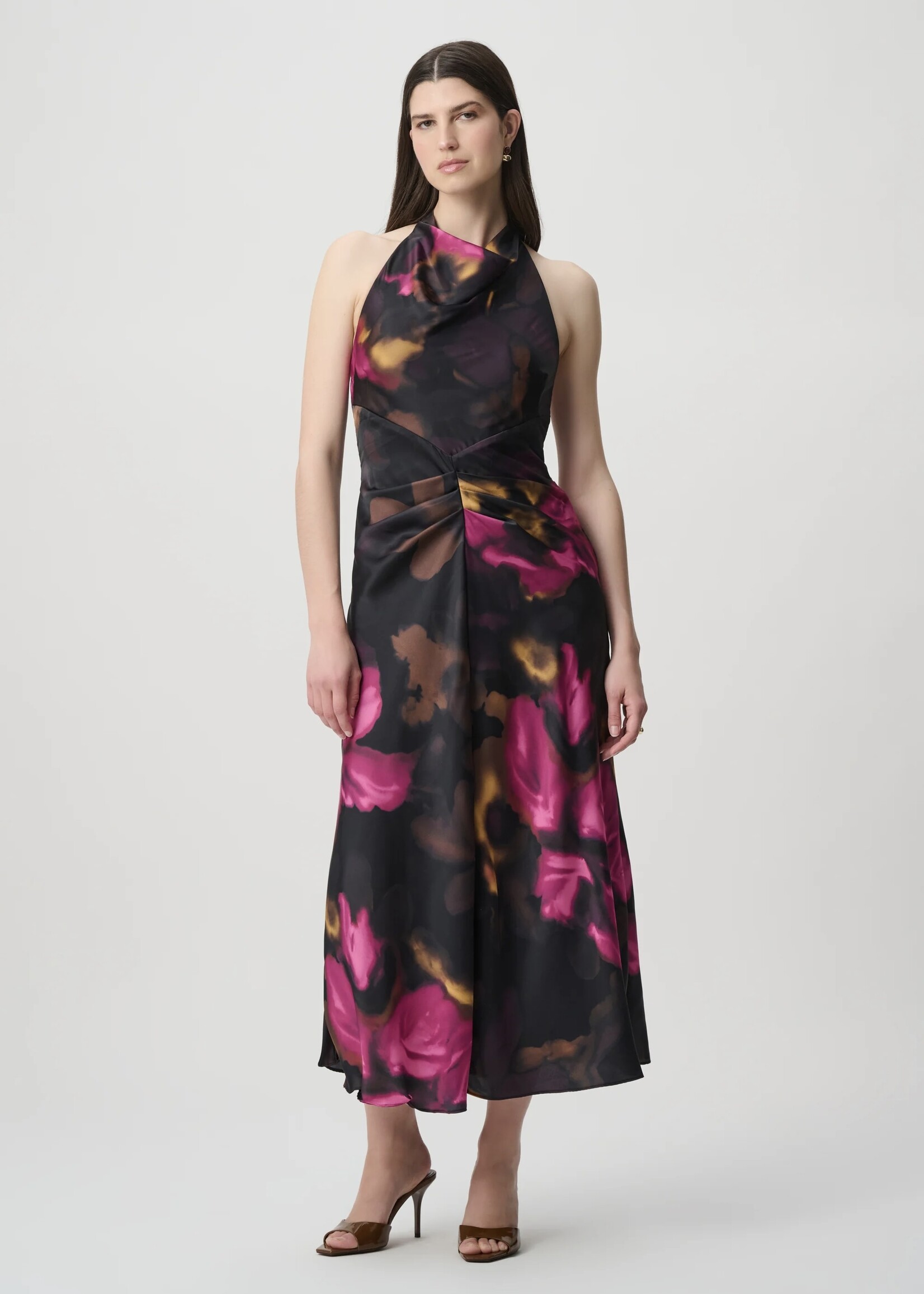 Joseph Ribkoff Joseph Ribkoff -  Edit 57 Floral Satin Heather Midi Dress