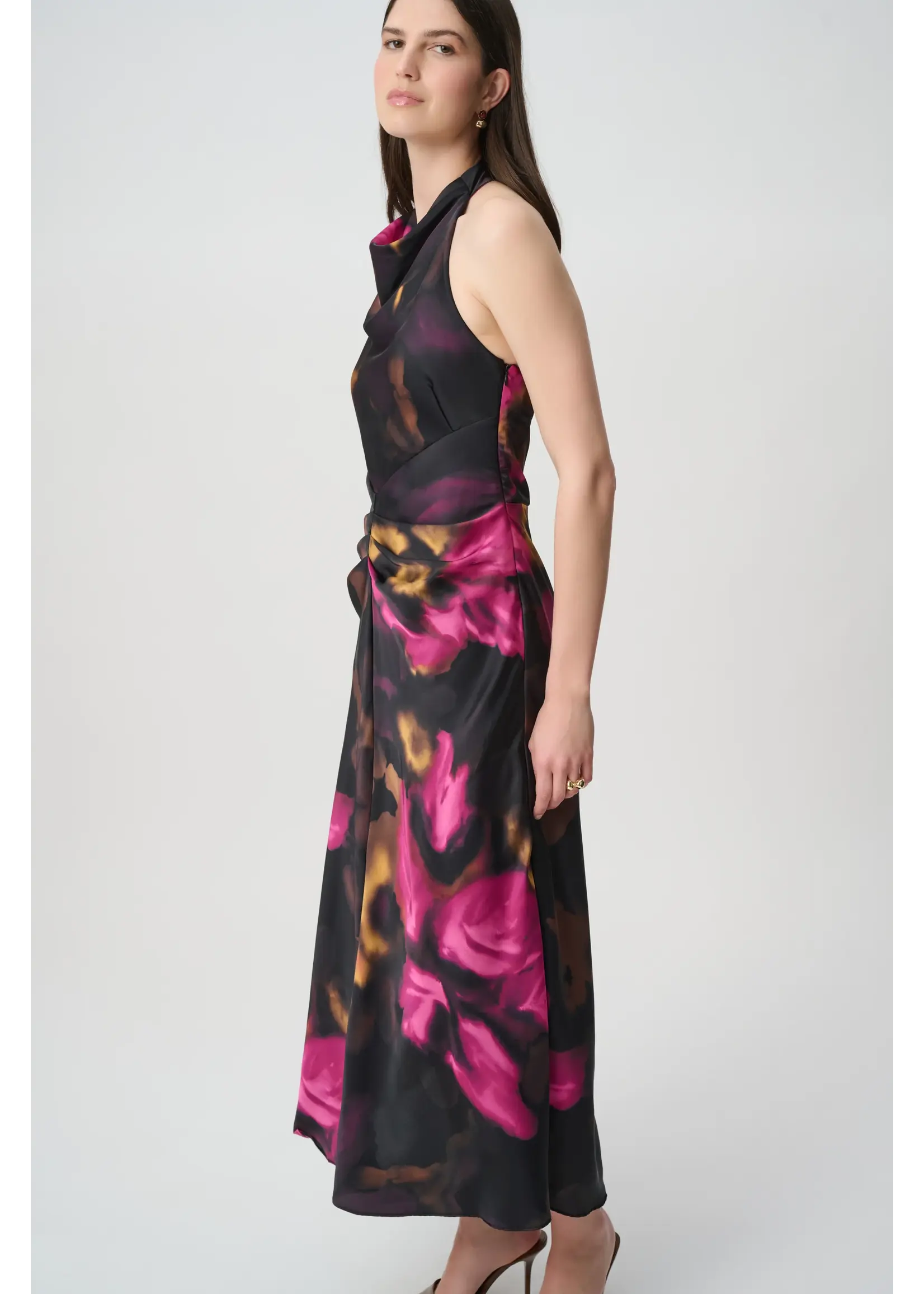 Joseph Ribkoff Joseph Ribkoff -  Edit 57 Floral Satin Heather Midi Dress