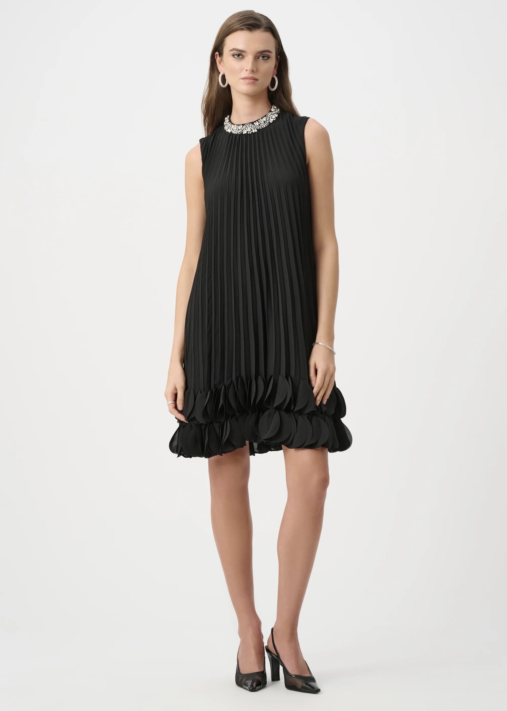 Joseph Ribkoff Joseph Ribkoff - Pleated Embellished Dress Style 263738