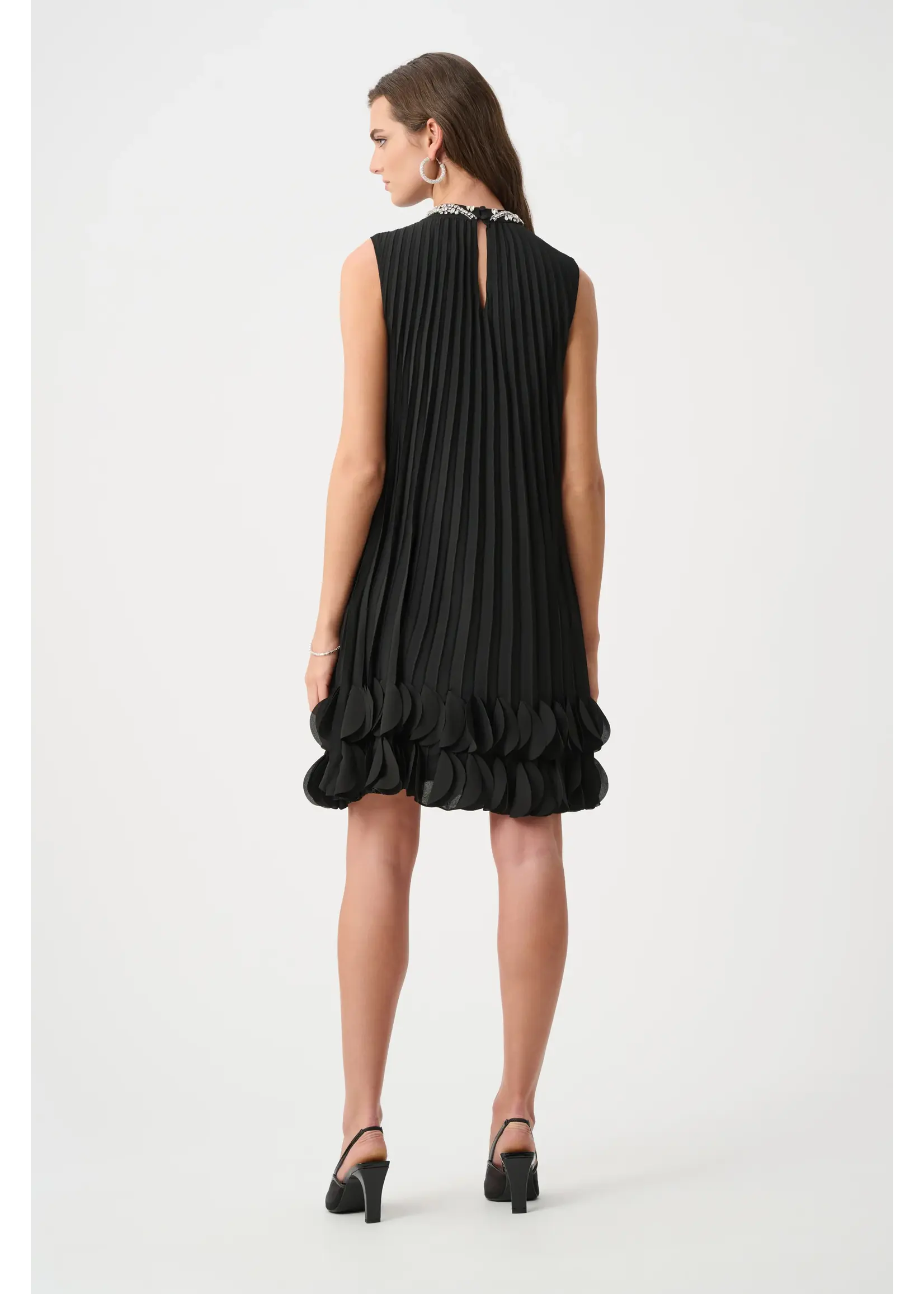 Joseph Ribkoff Joseph Ribkoff - Pleated Embellished Dress Style 263738