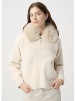 Joseph Ribkoff Joseph Ribkoff - Detachable Faux Fur Collar Jacket Style 264920