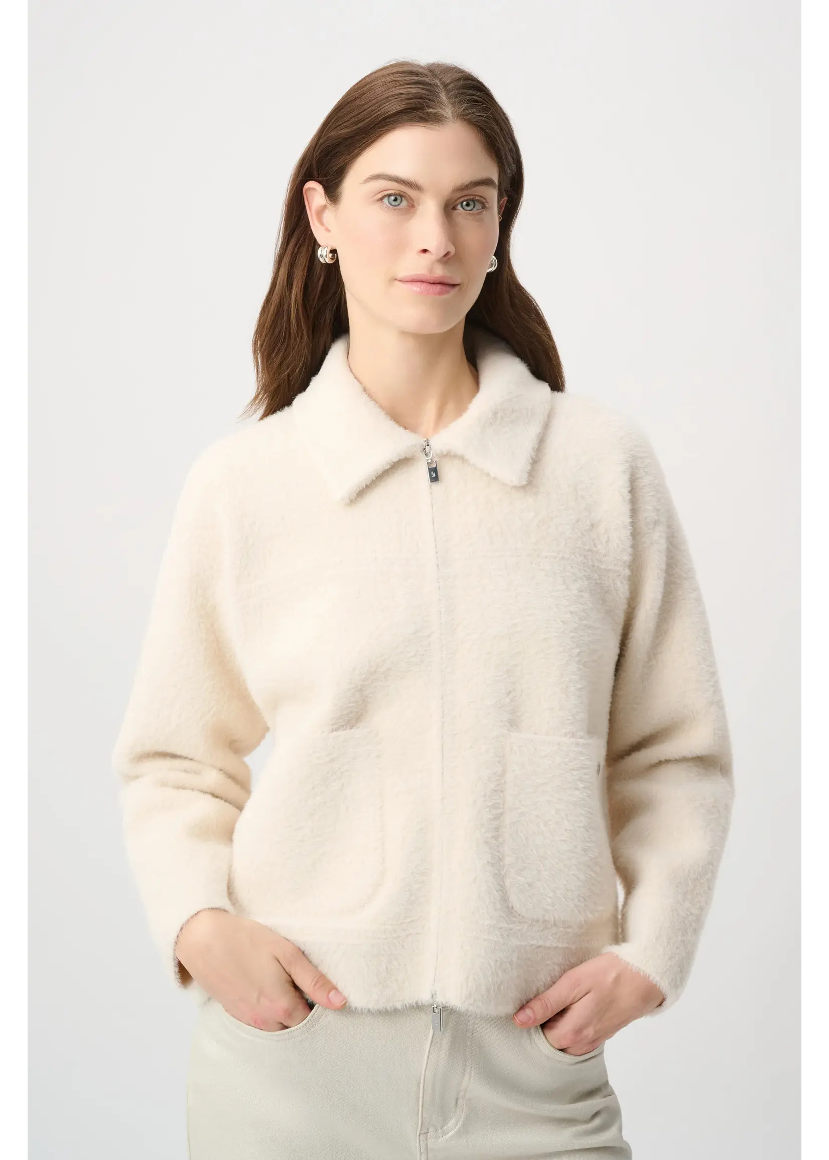 Joseph Ribkoff Joseph Ribkoff - Detachable Faux Fur Collar Jacket Style 264920