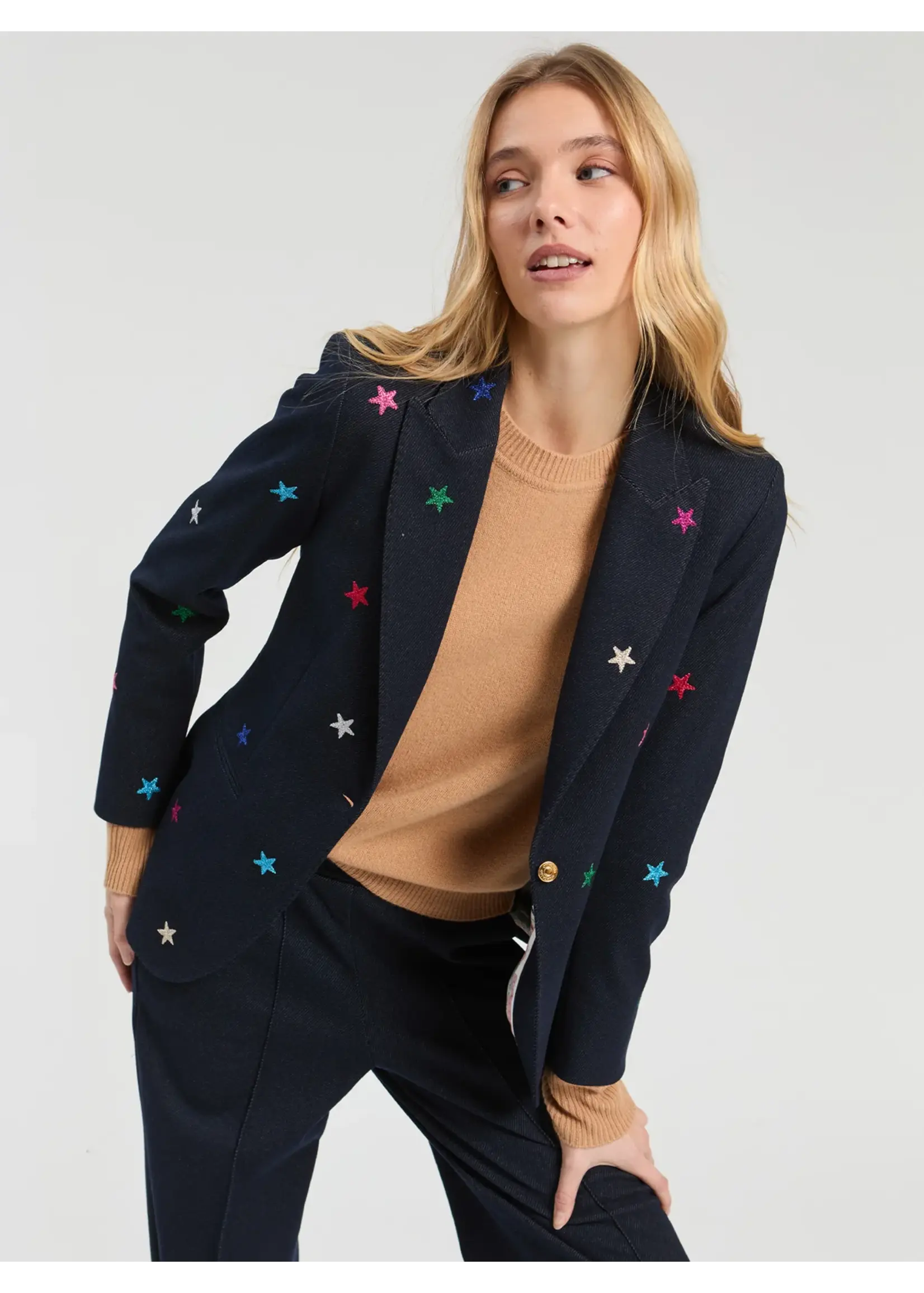 vilagallo Vilagallo - Heather Emb Jacket