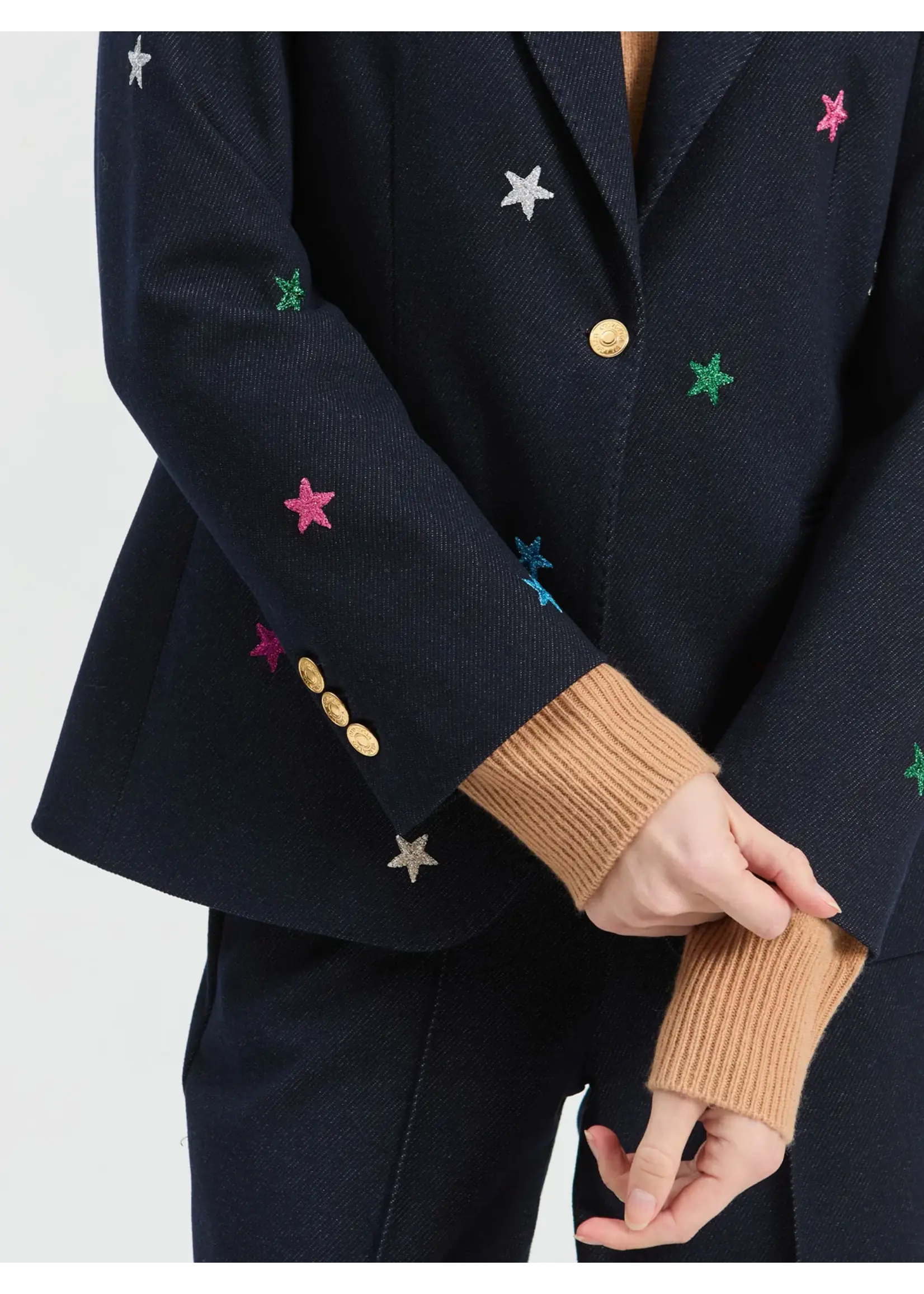 vilagallo Vilagallo - Heather Emb Jacket