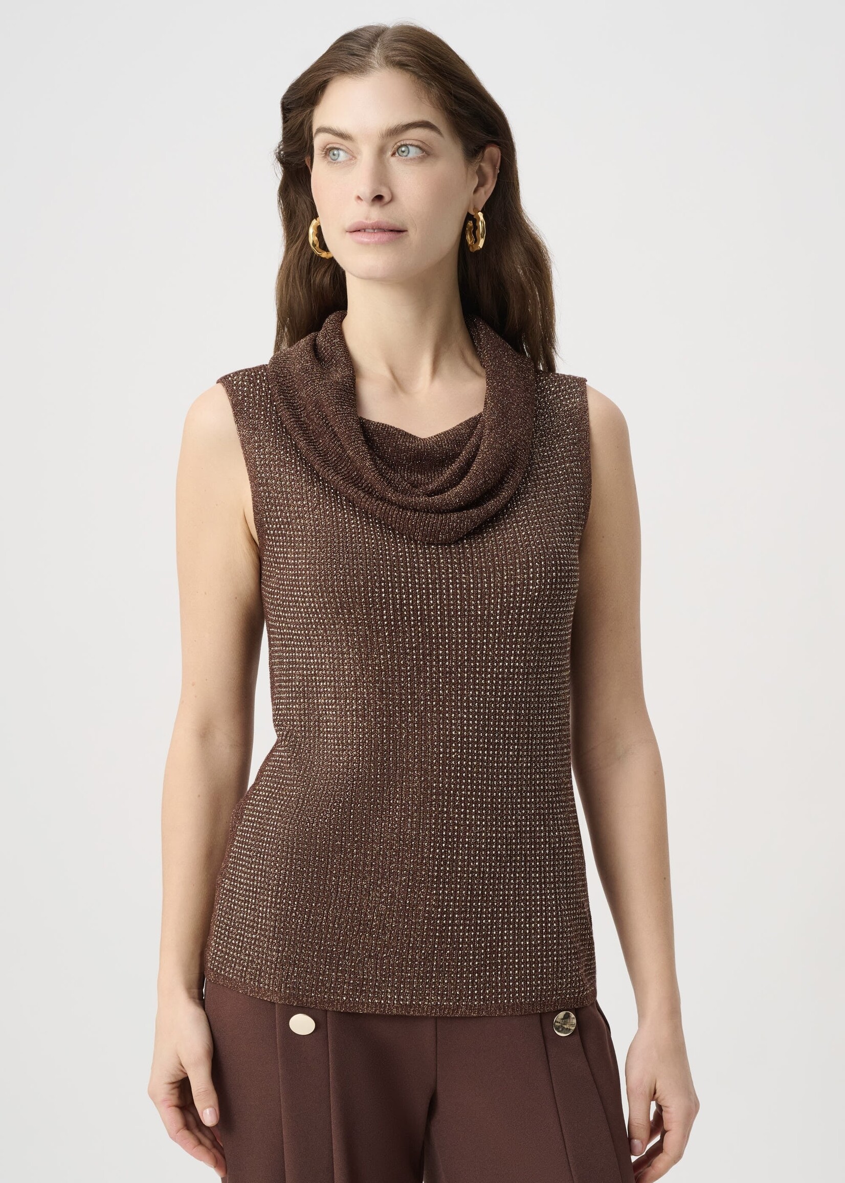 Joseph Ribkoff Joseph Ribkoff - Rhinestone Cowl Neck Top Style 264929