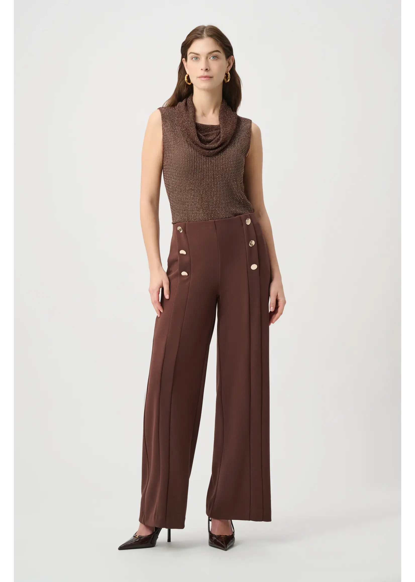 Joseph Ribkoff Joseph Ribkoff - Rhinestone Cowl Neck Top Style 264929