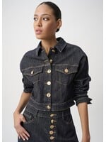 Joseph Ribkoff Joseph Ribkoff - Statement Button Denim Jacket Style 264900