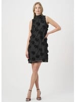 Joseph Ribkoff Joseph Ribkoff - Textured Floral Trapeze Dress Style 264201