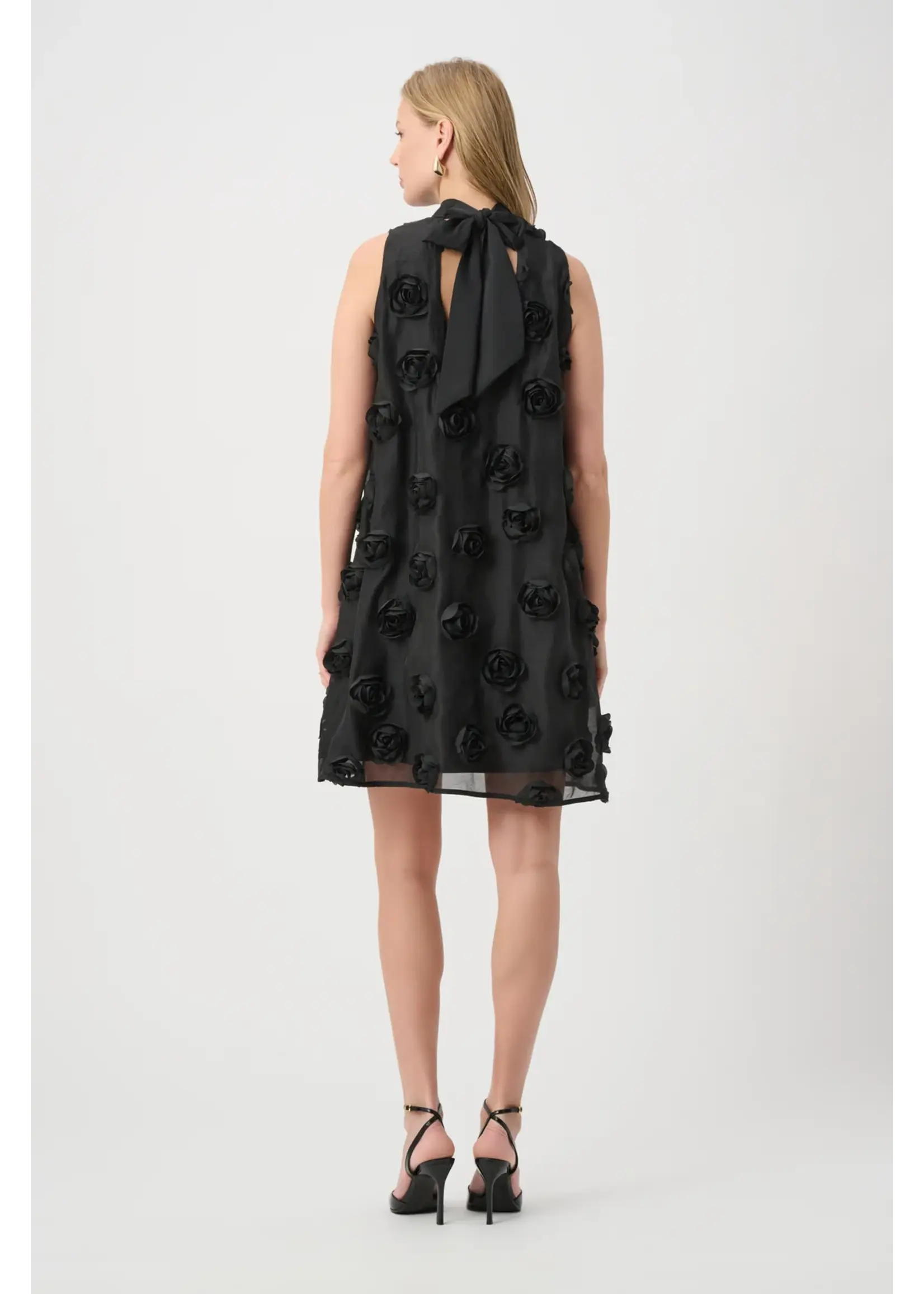 Joseph Ribkoff Joseph Ribkoff - Textured Floral Trapeze Dress Style 264201