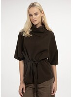 YAYA Yaya - Sweater with high neckline with buttons