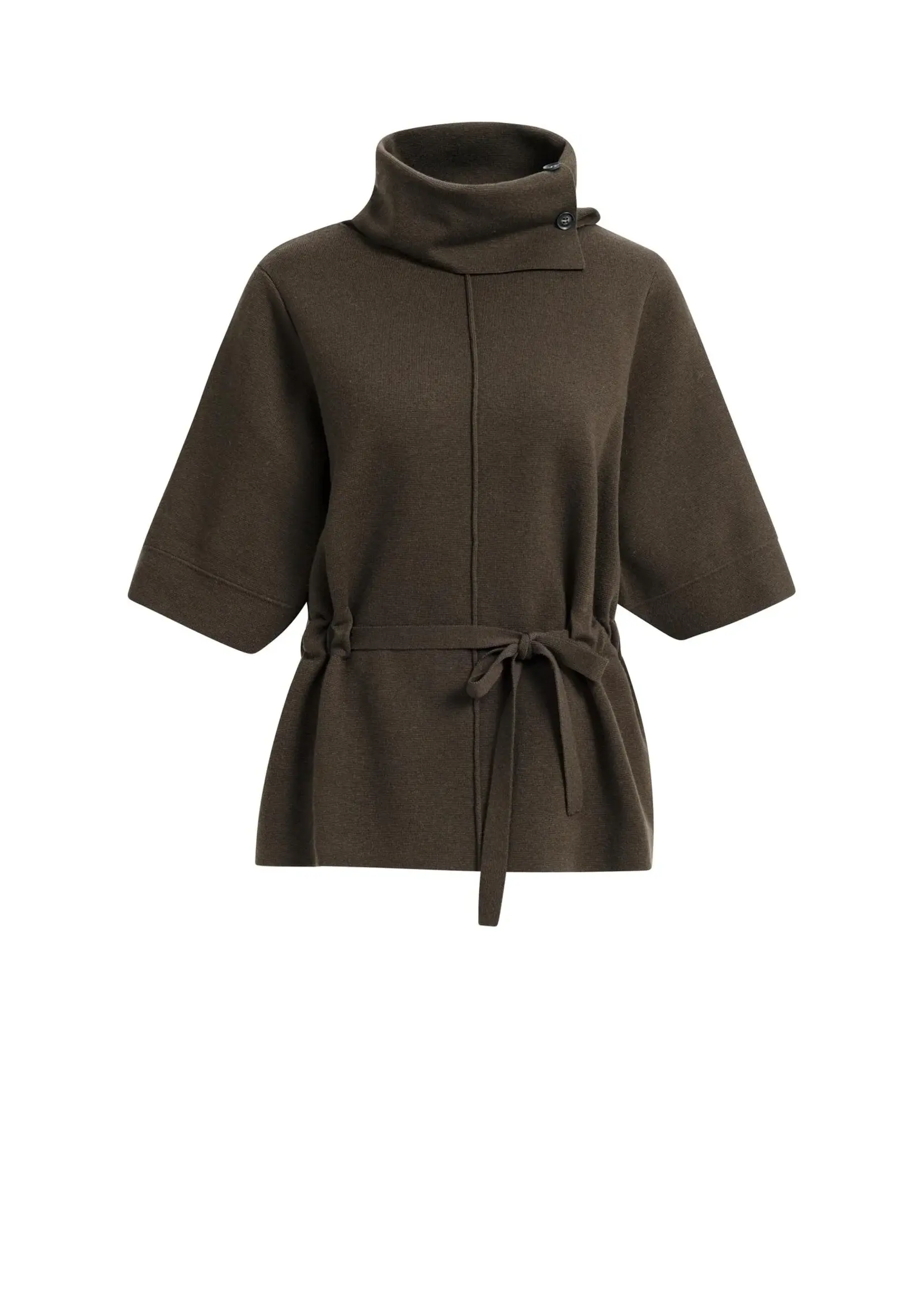 YAYA Yaya - Sweater with high neckline with buttons