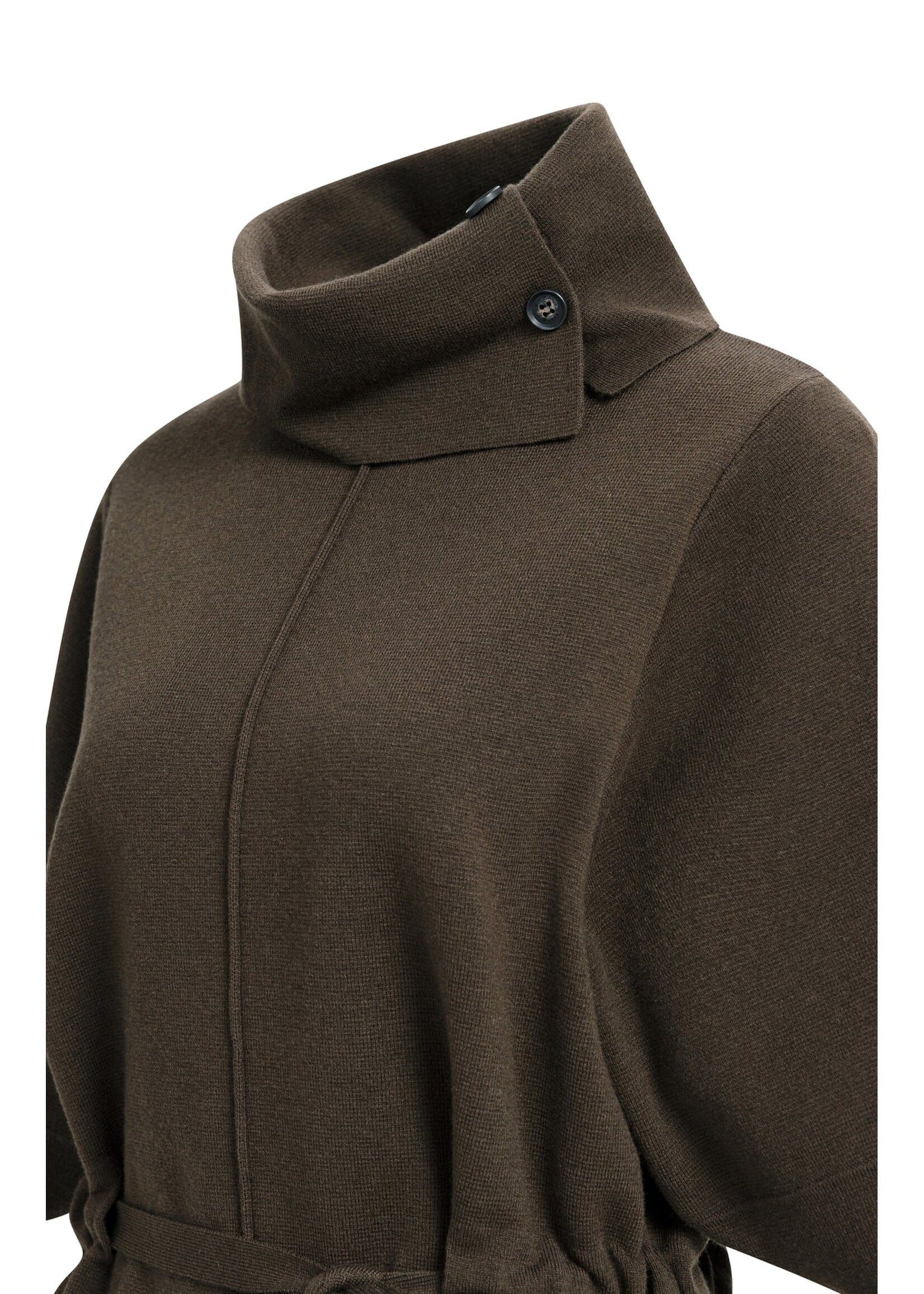 YAYA Yaya - Sweater with high neckline with buttons