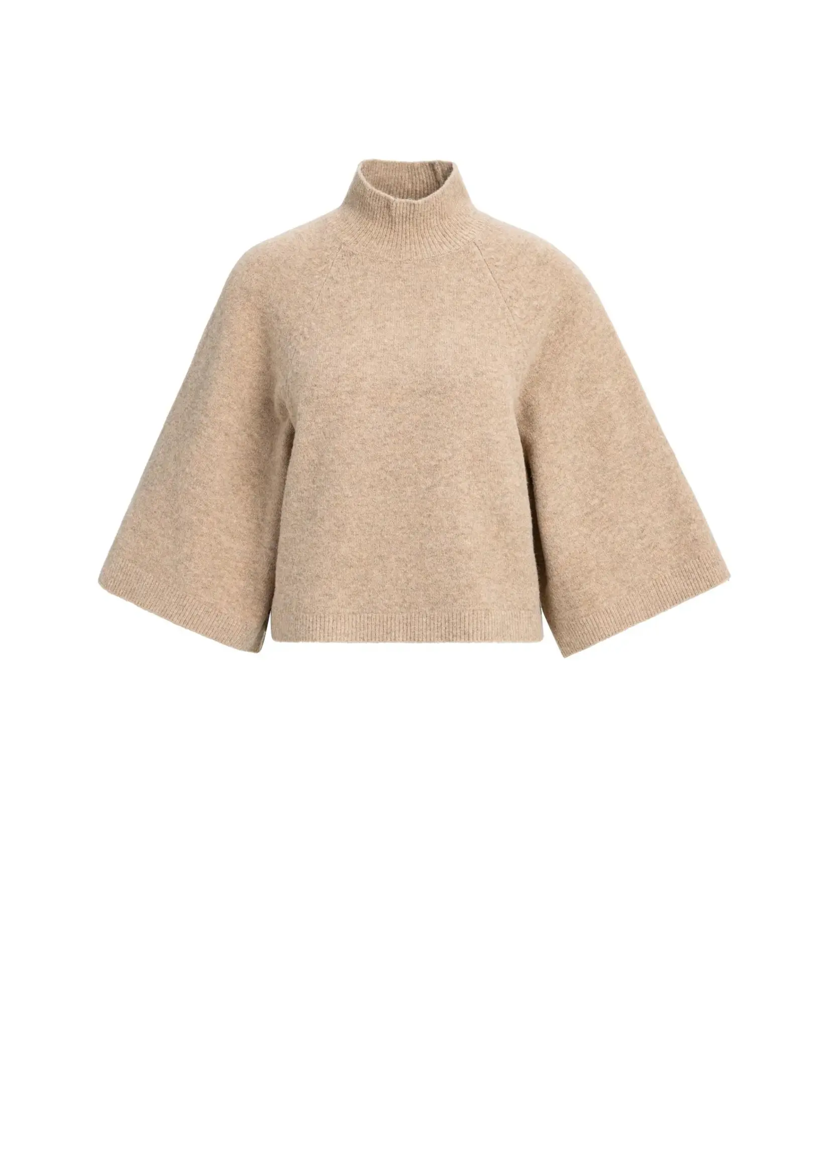 YAYA Yaya - High Neckline Wide Sleeve Sweater