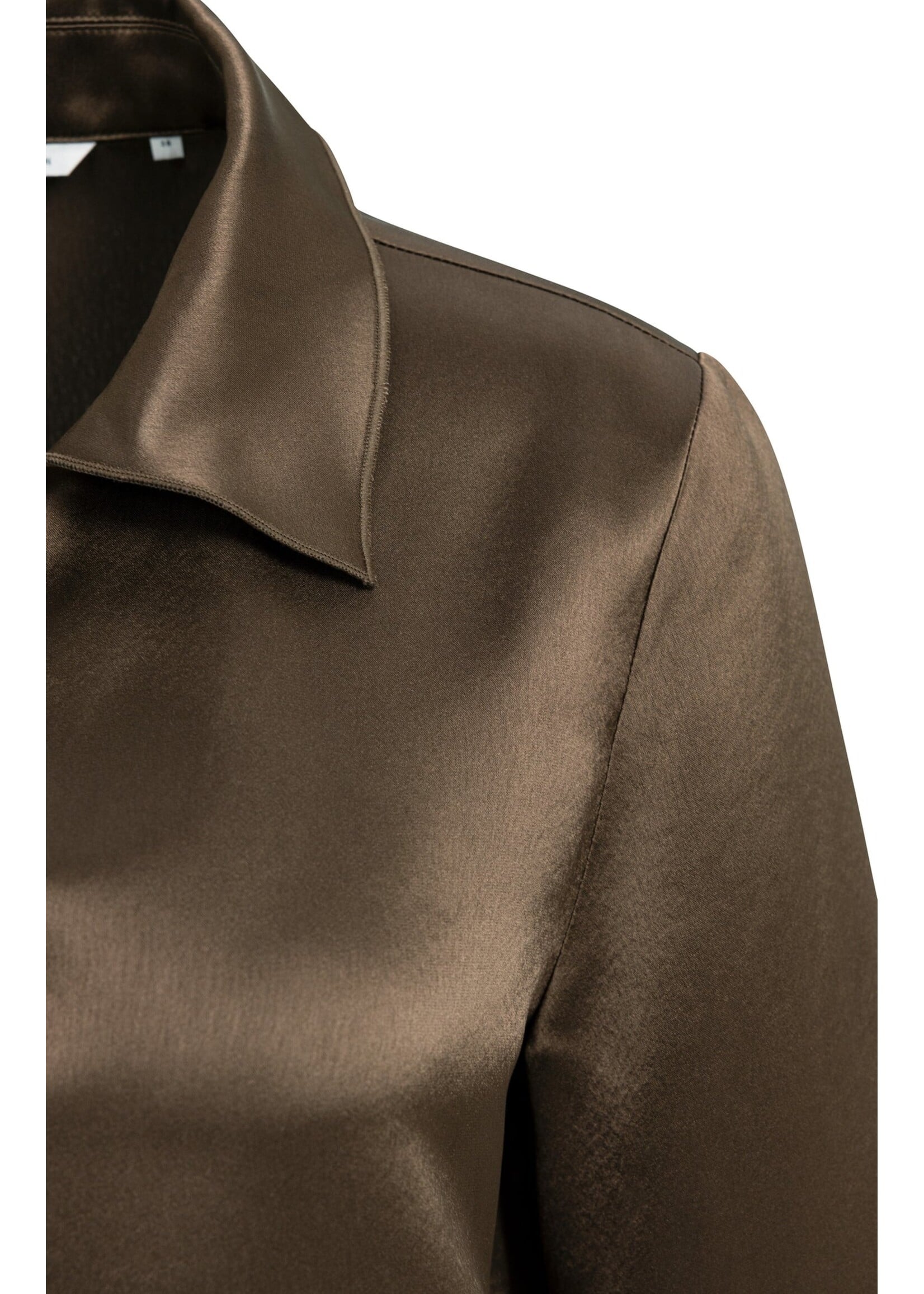 YAYA Yaya - Satin top with collar