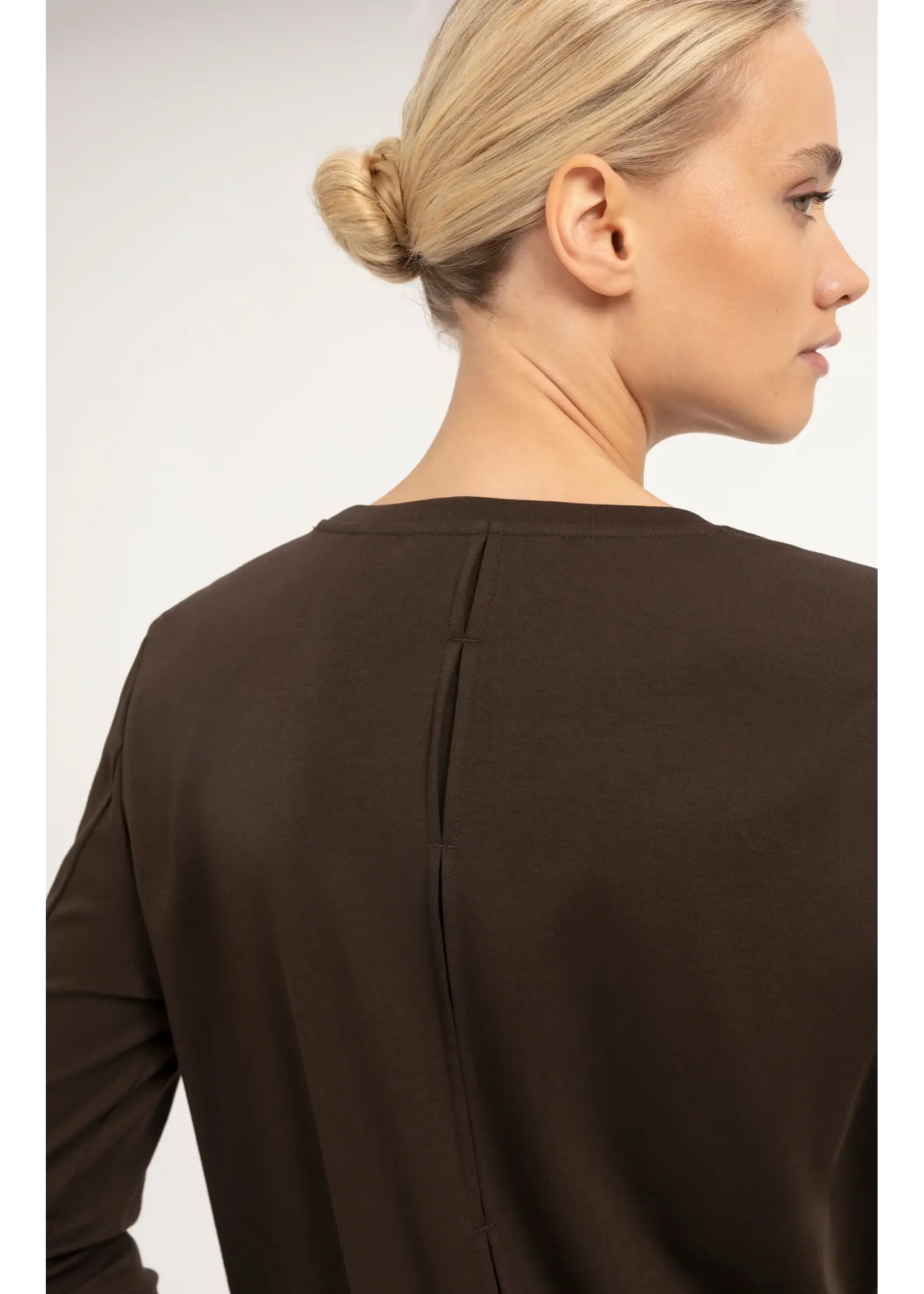 YAYA Yaya - Long Sleeve Top with Lace Cuff